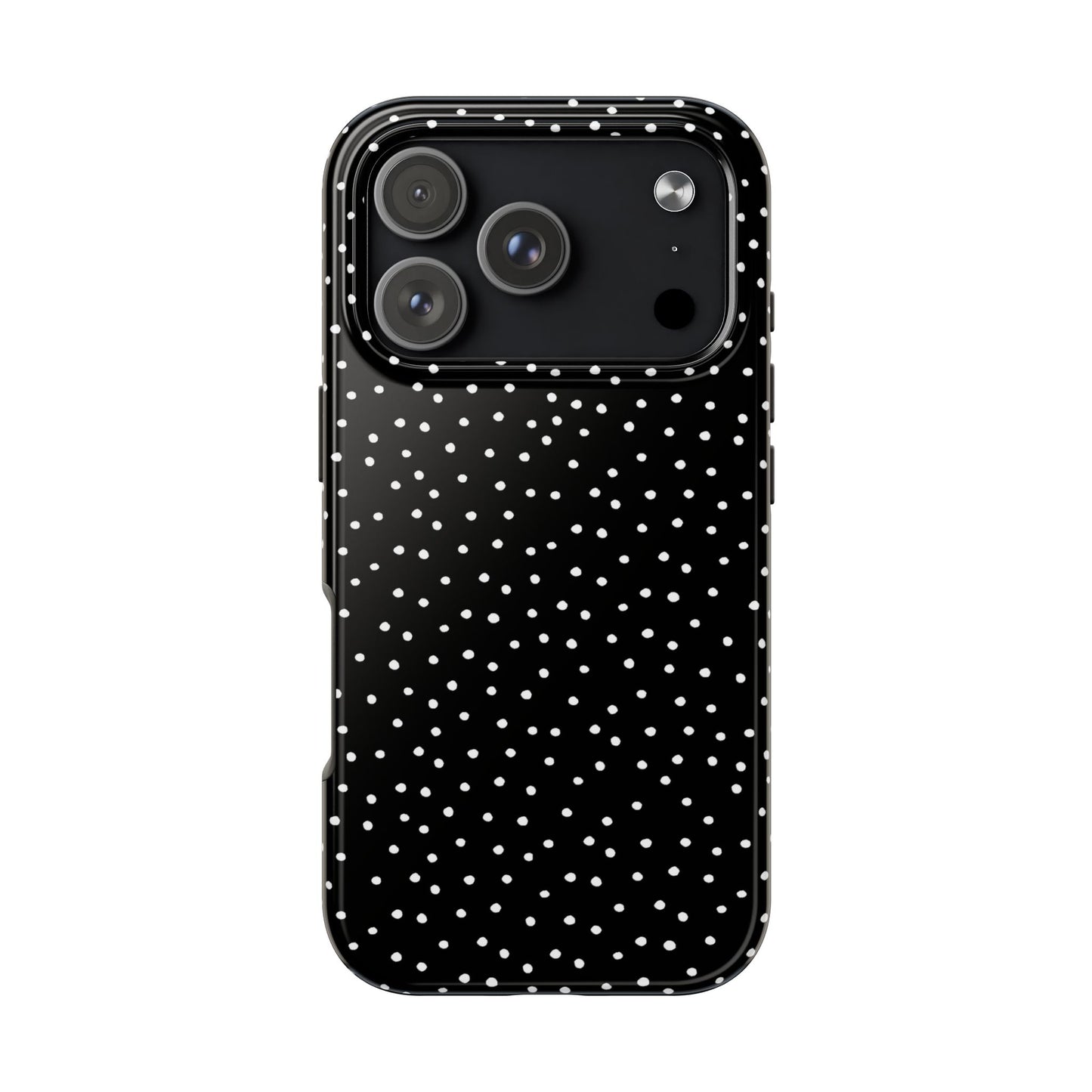 Dinky Dots Black / White Phone Case