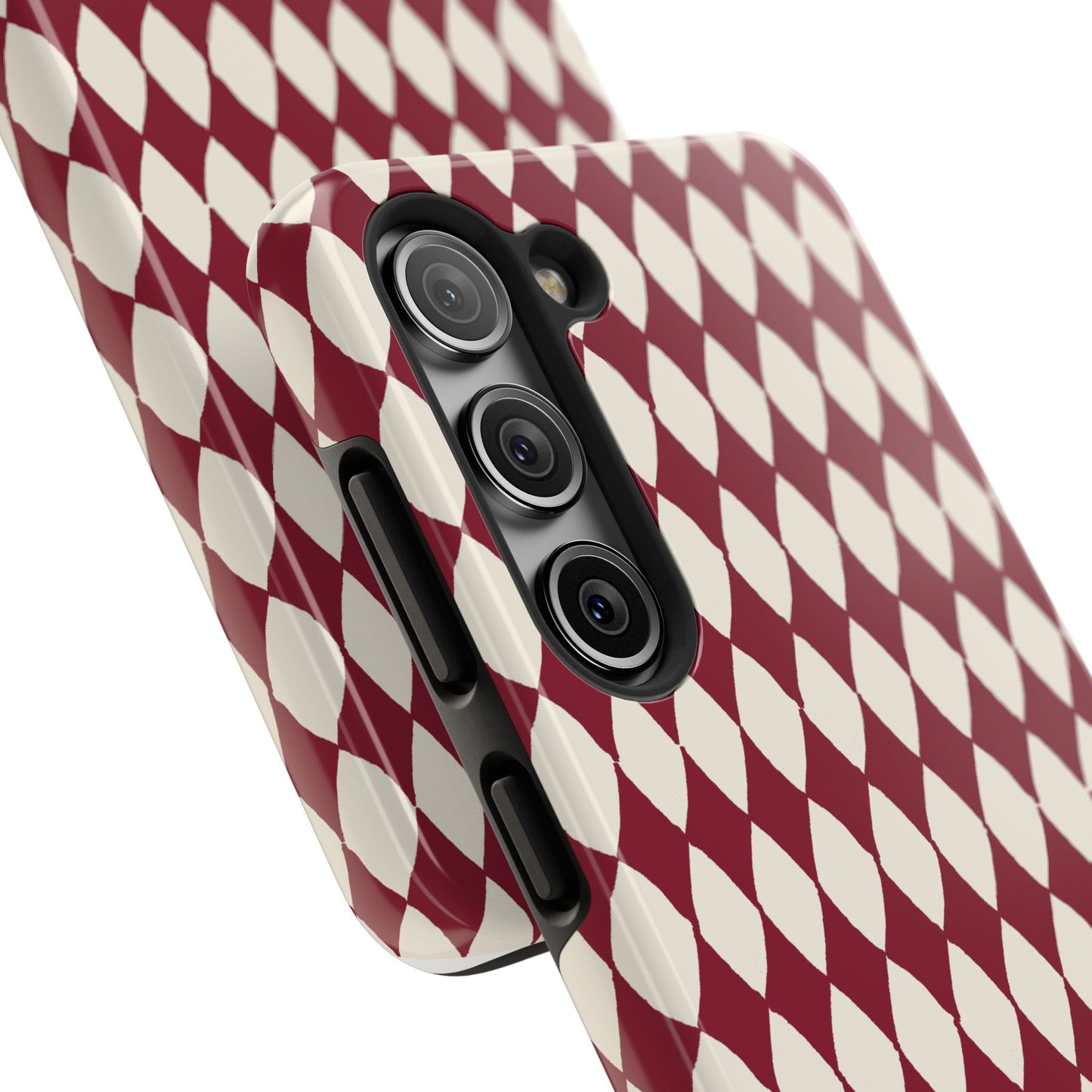 Diamond Ivory / Red Phone Case