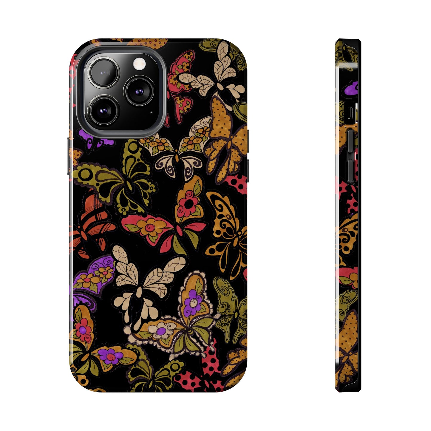 Flighty Black Phone Case