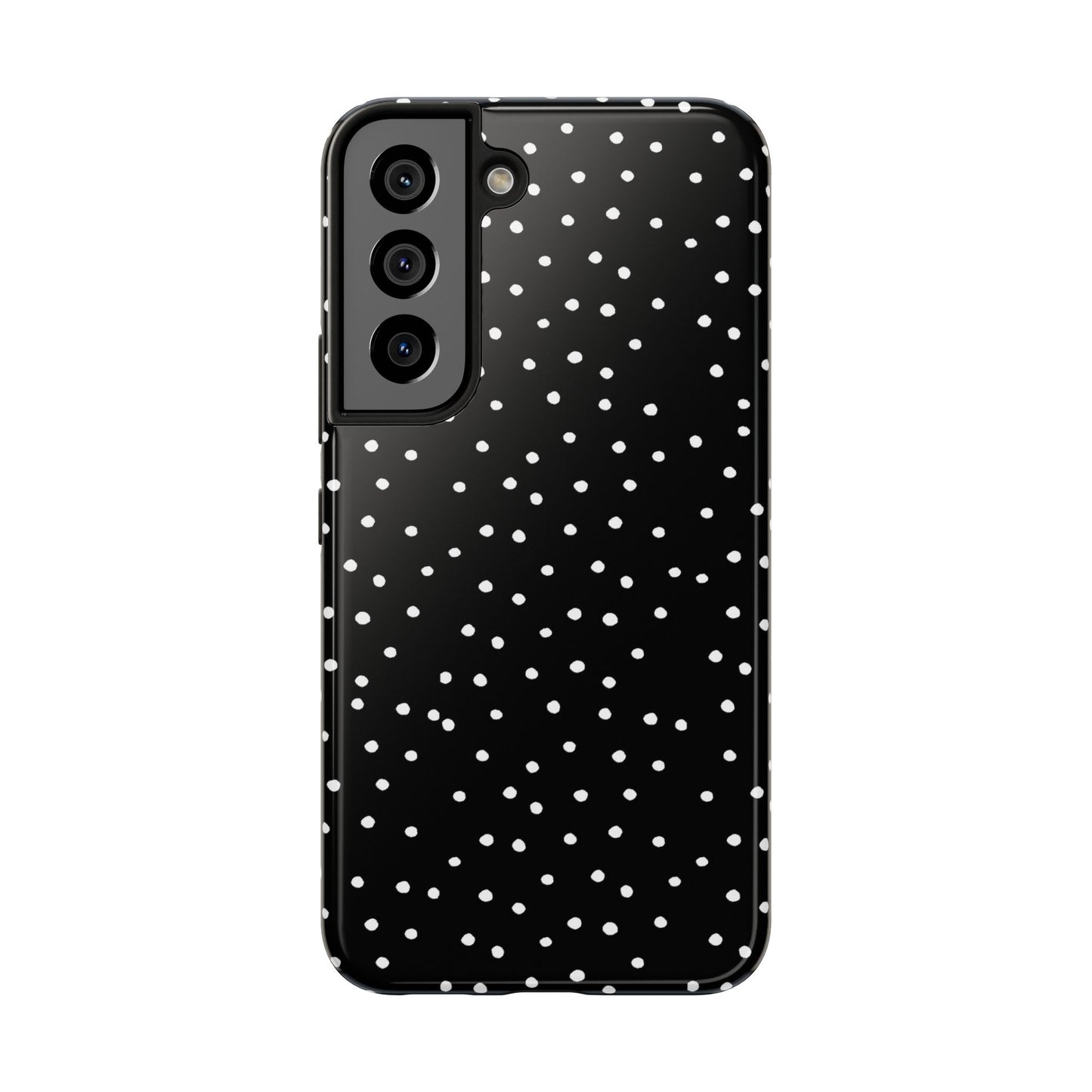 Dinky Dots Black / White Phone Case