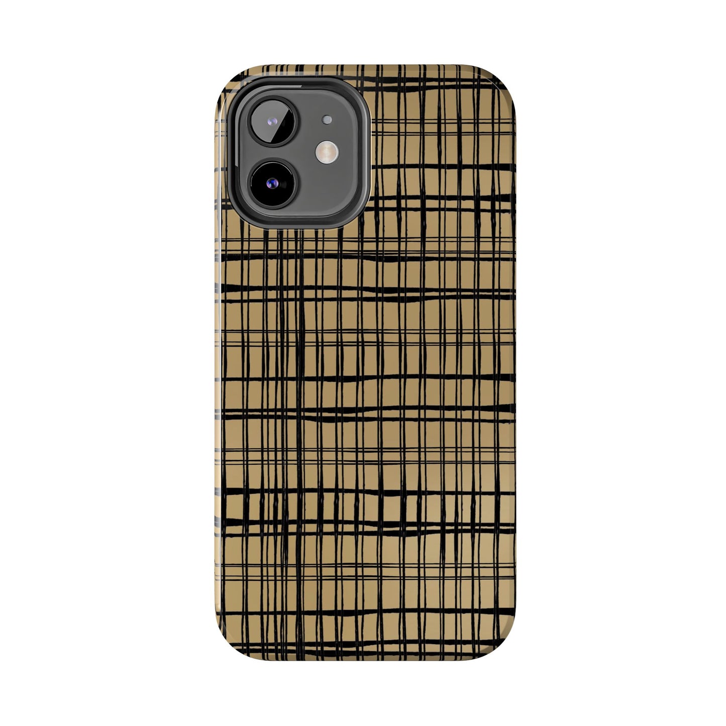 Doggie Fence Tan Phone Case