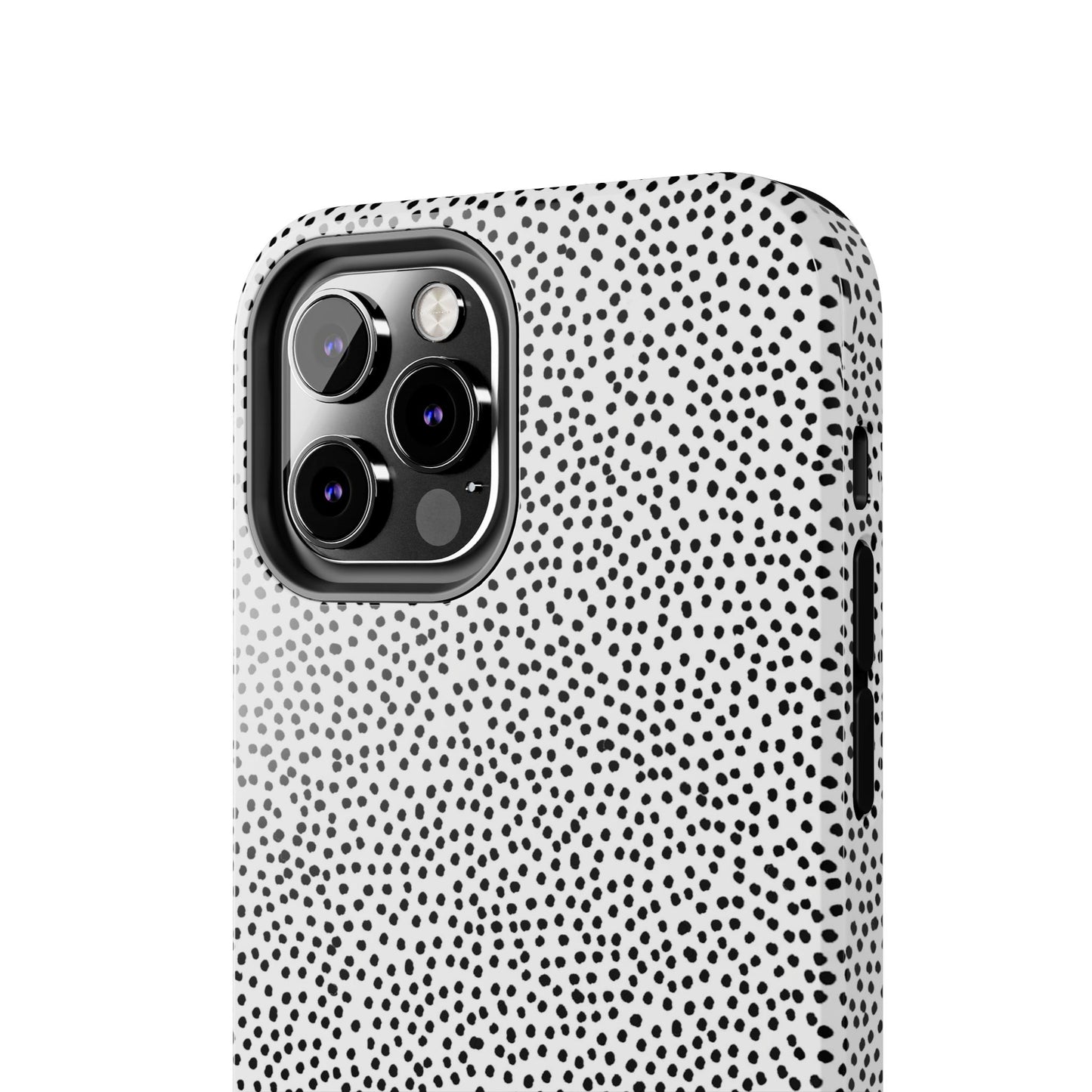 Baby Dots White / Black Phone Case