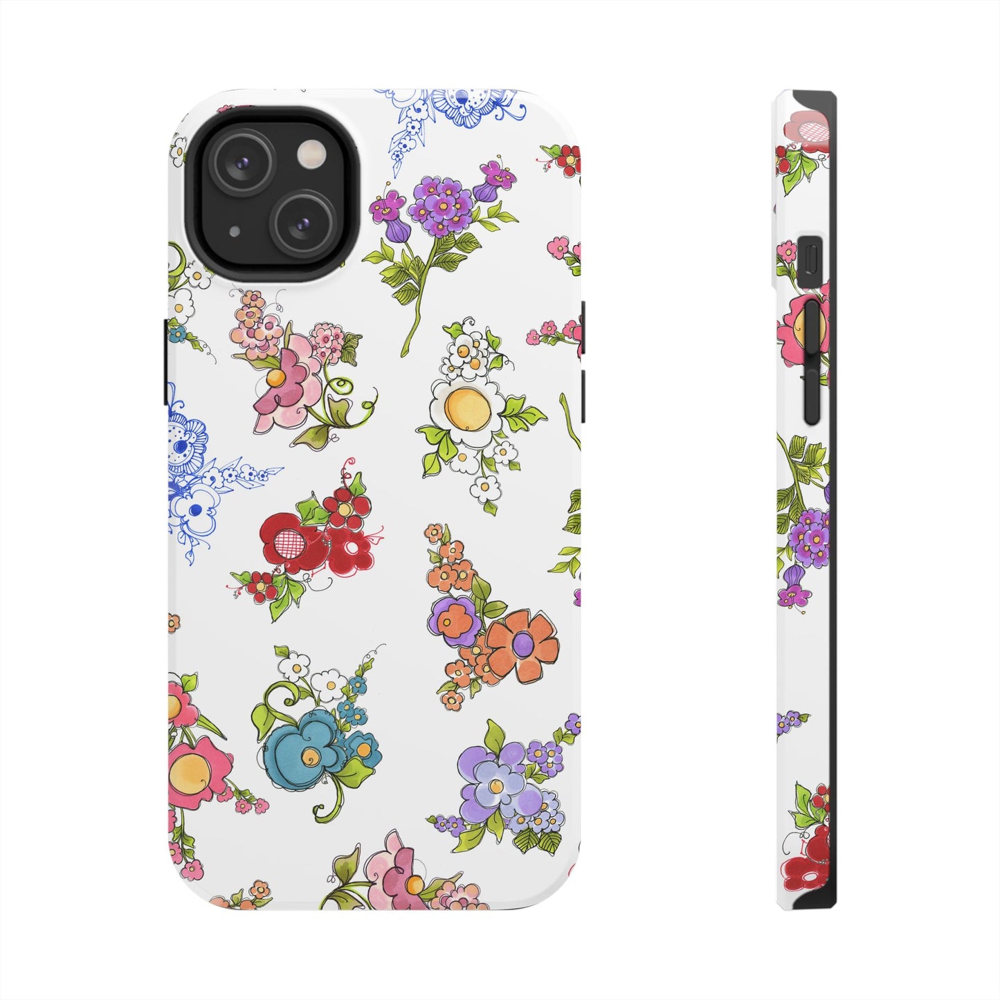 Mixed Bouquets White Phone Case