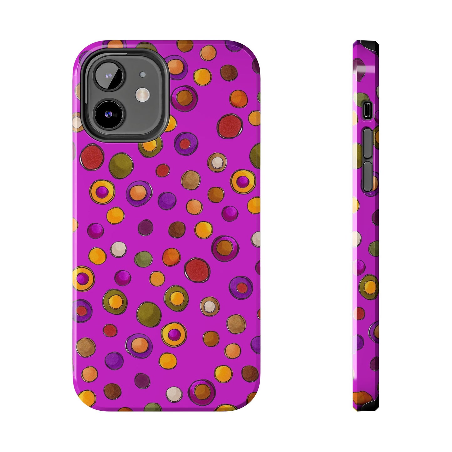 Double Dot Fuchsia Phone Case
