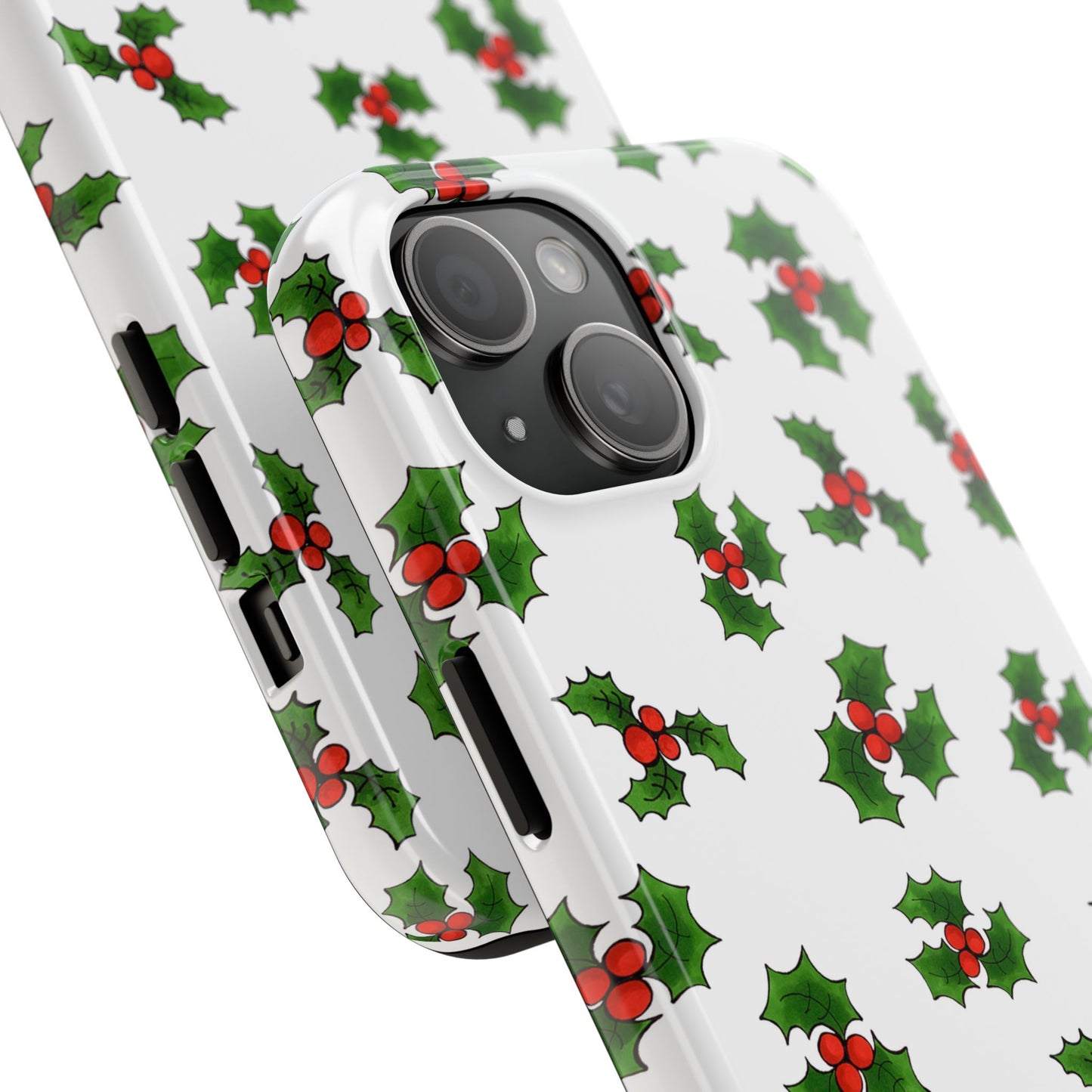 Lotsa Holly White Phone Case