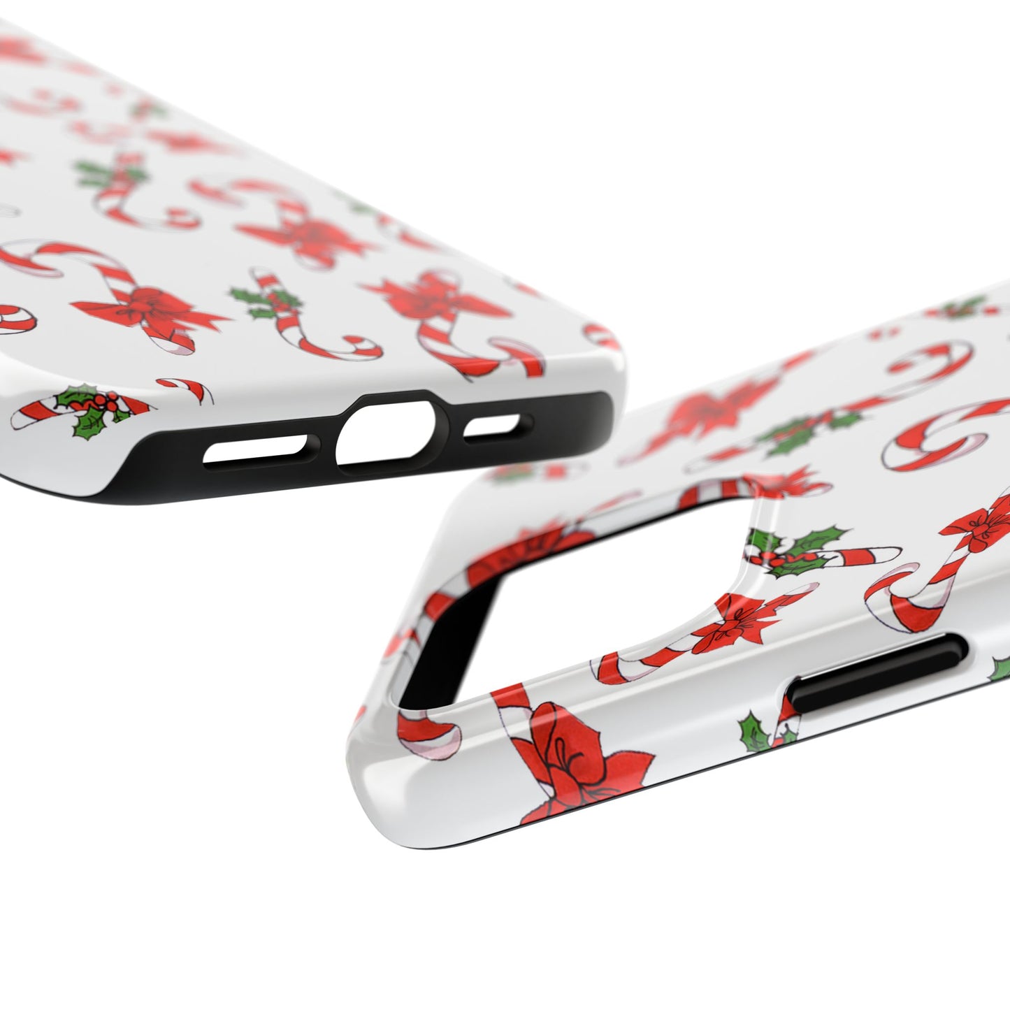 Candy Cane Crowd White Phone Case