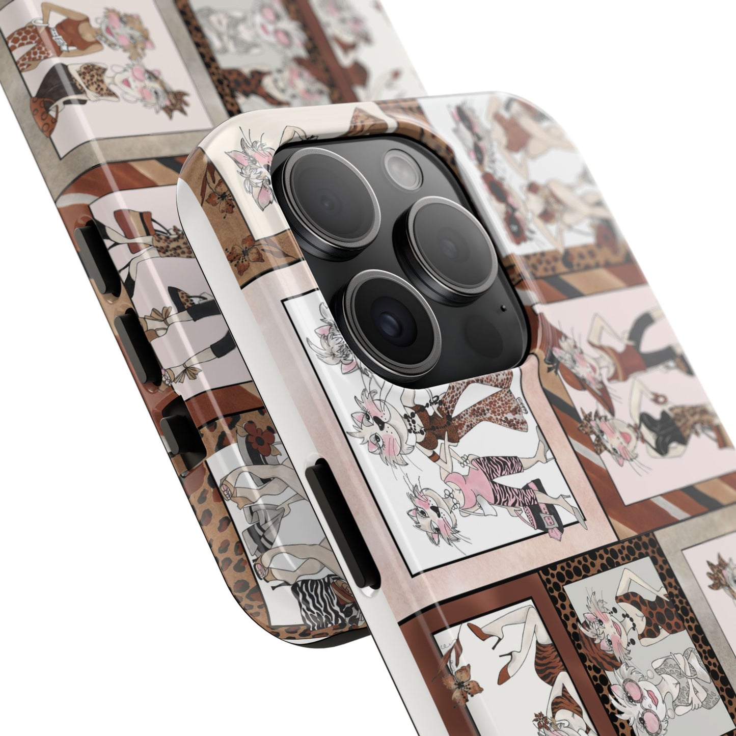 Wild Cat Woman Phone Case