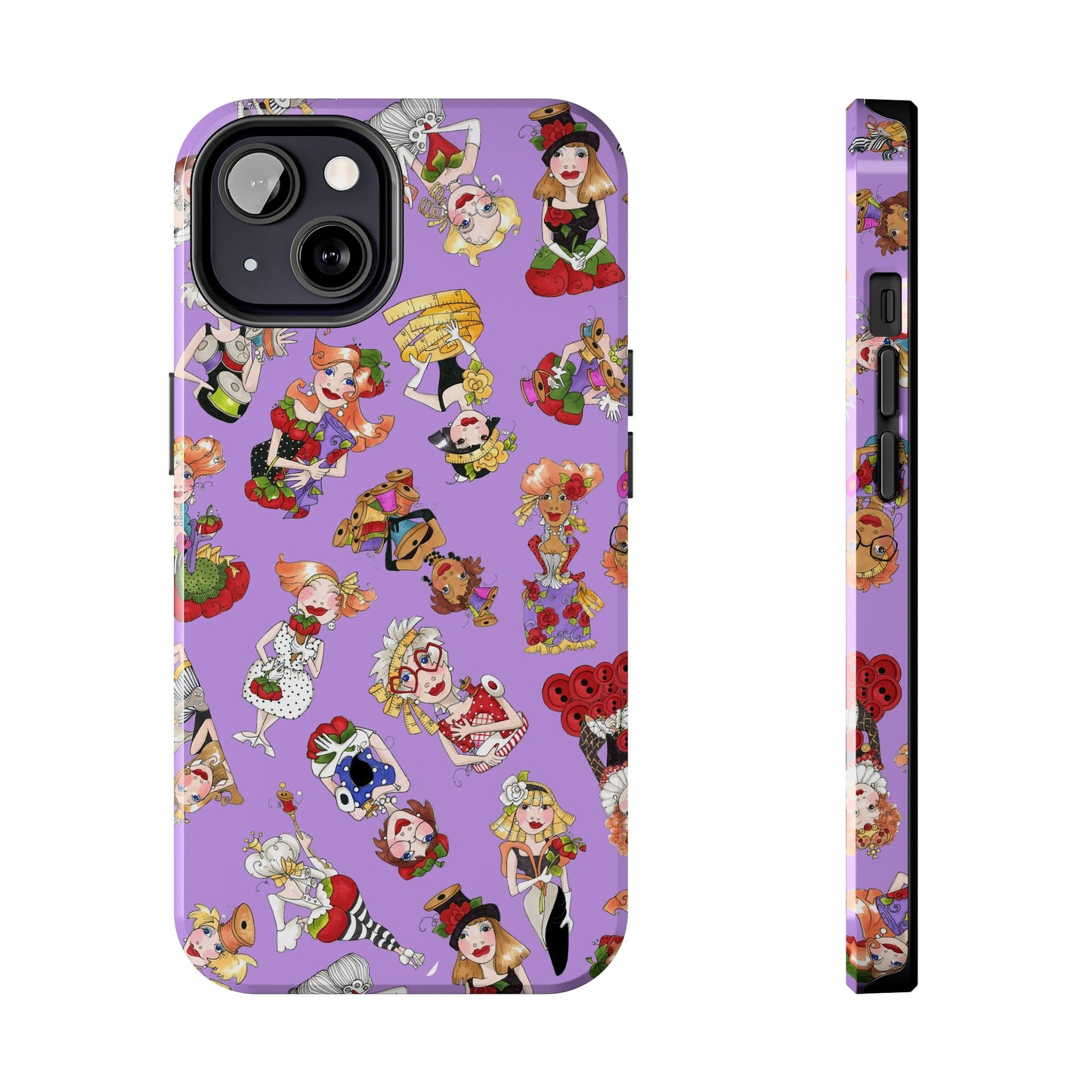 Curious Toss Purple Phone Case