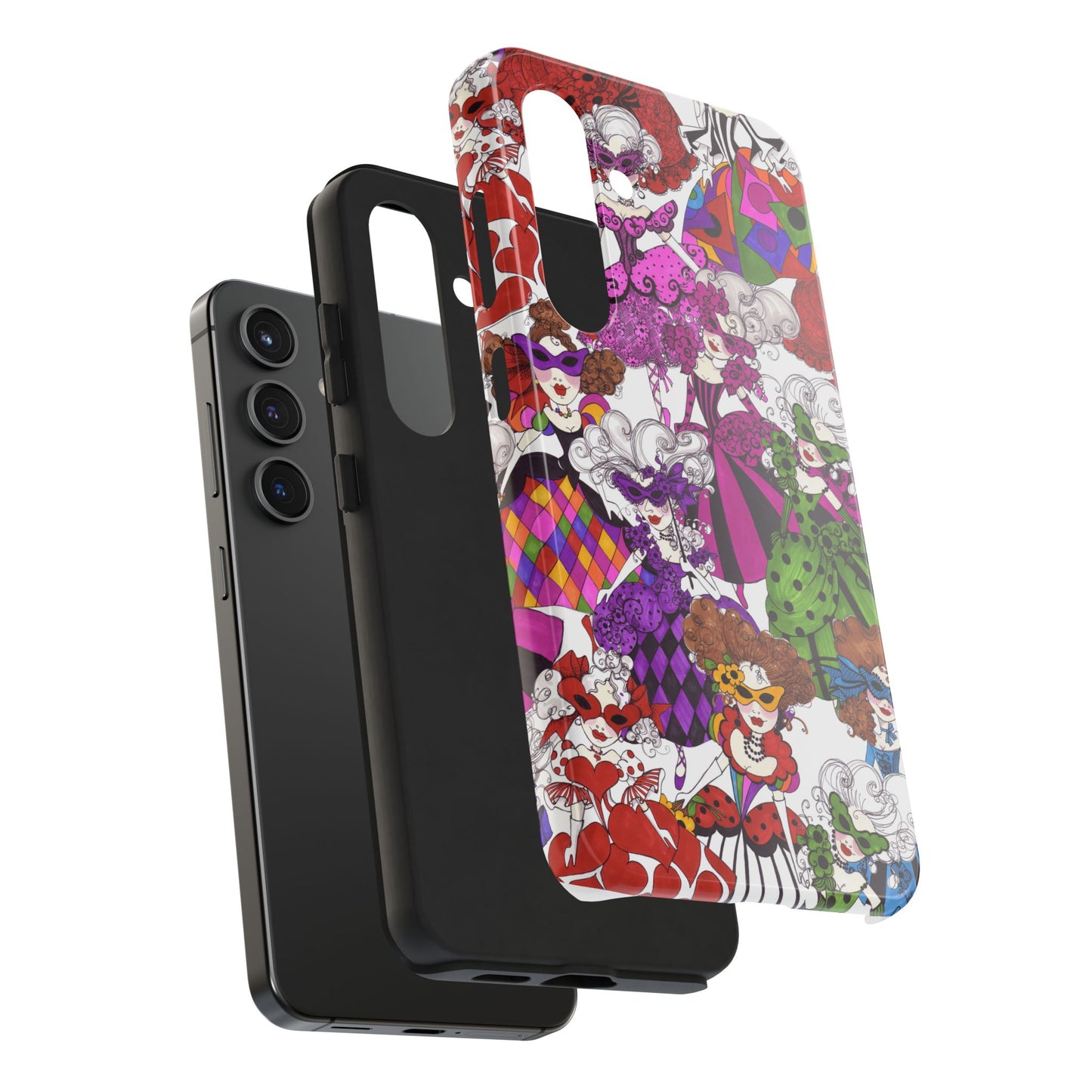 Crowded Dance Floor White Phone Case