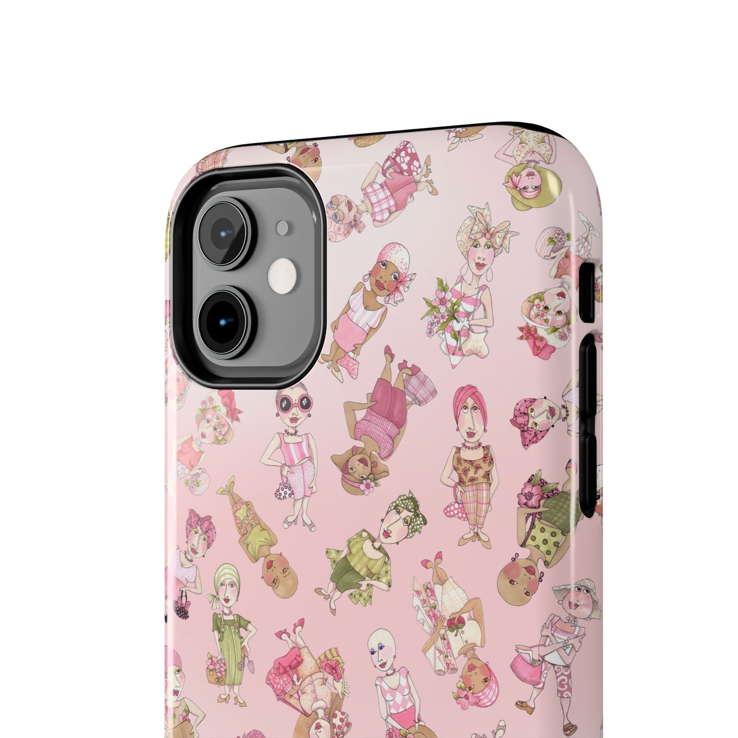 Tossed Ladies Pink Phone Case