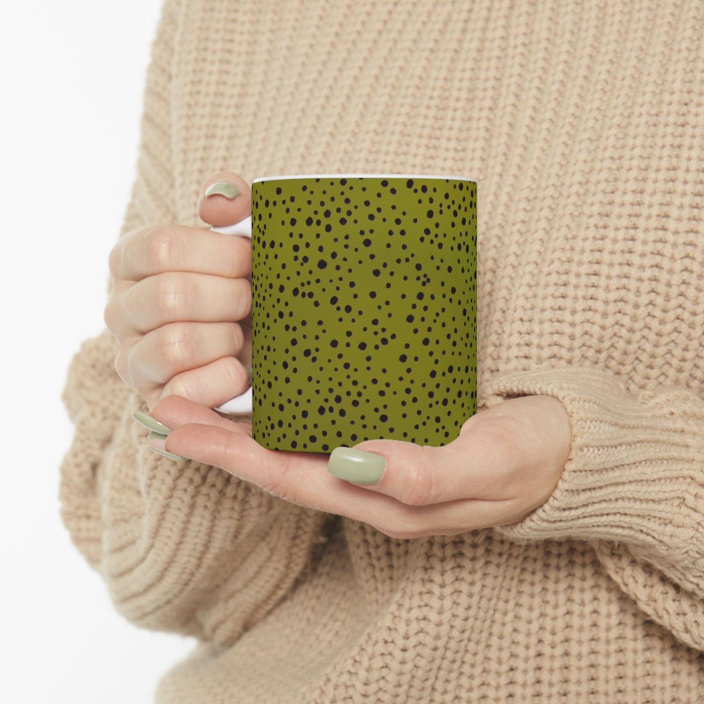 Pepper Dots Green Cup