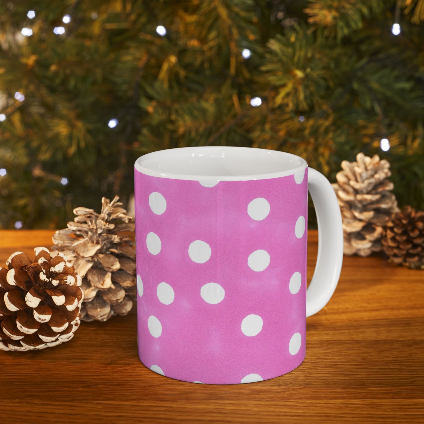 Plump Dots Pink Cup