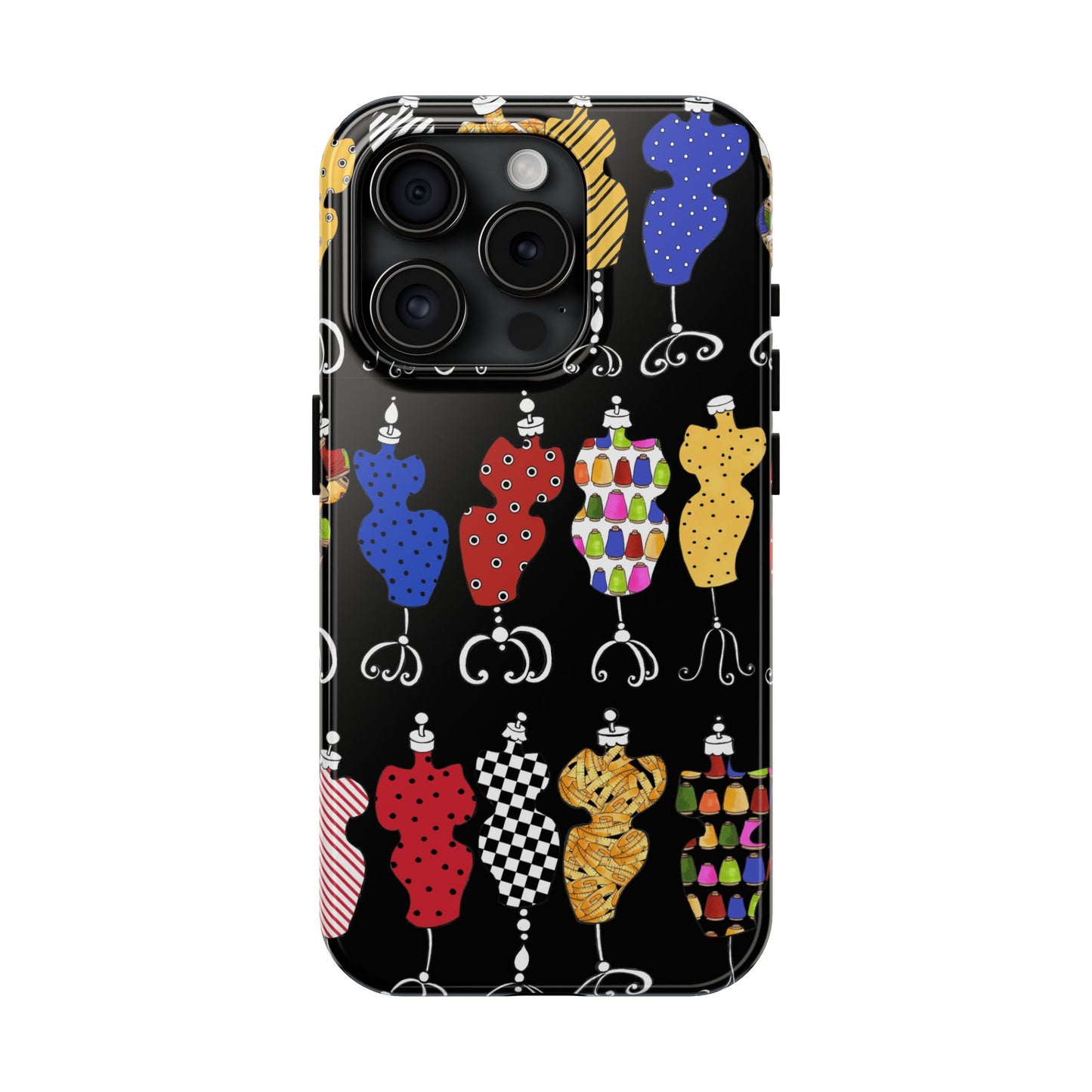 Go Figure Black / Multi Phone Case
