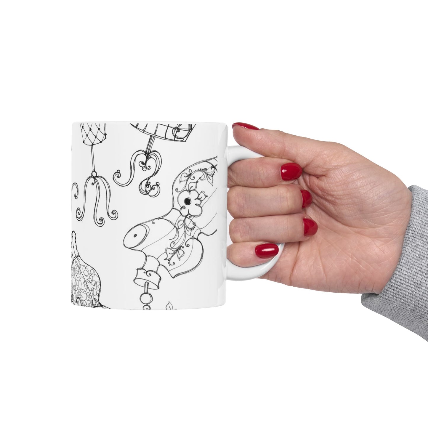 Mannequinique White / Black Cup