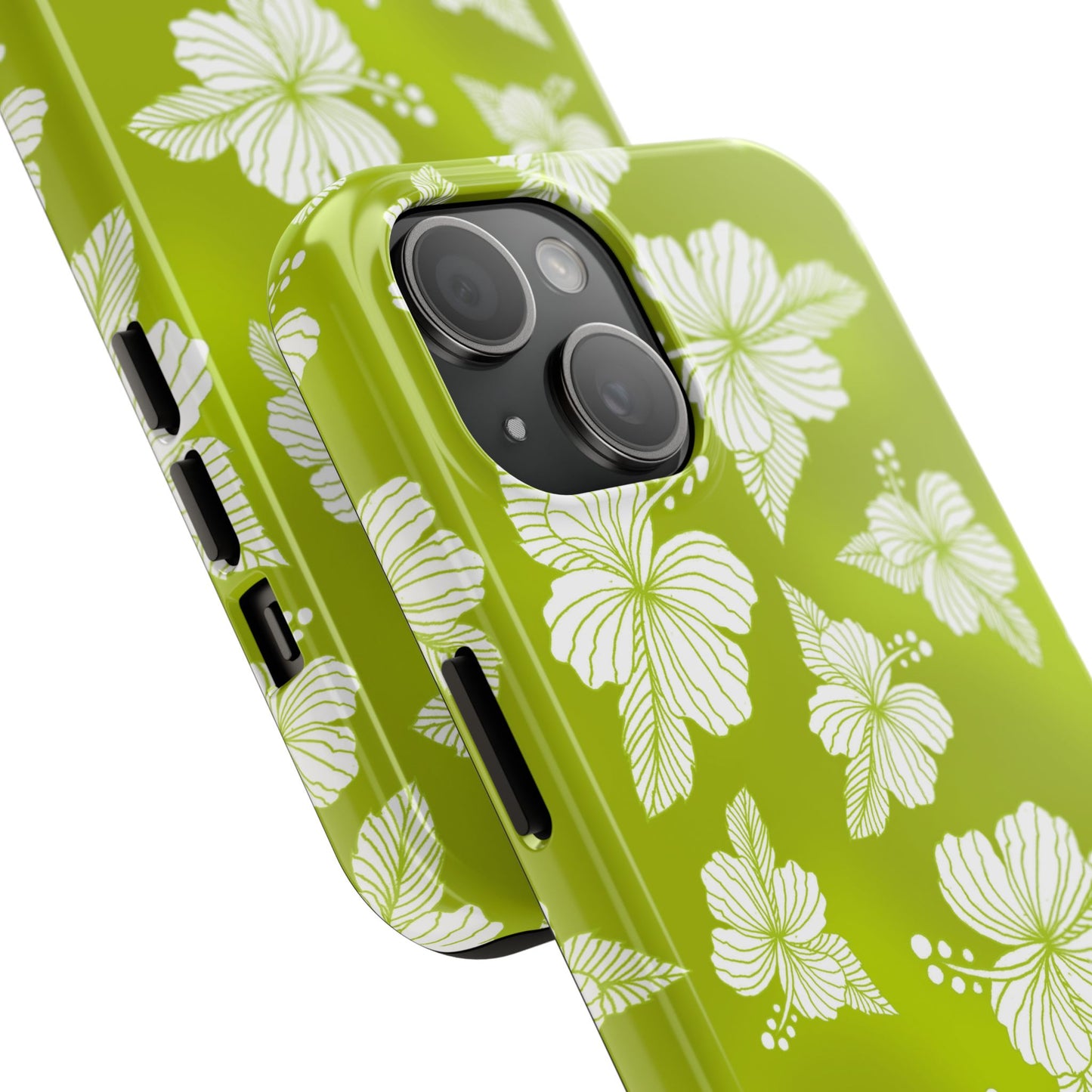 Hibiscus Green Phone Case