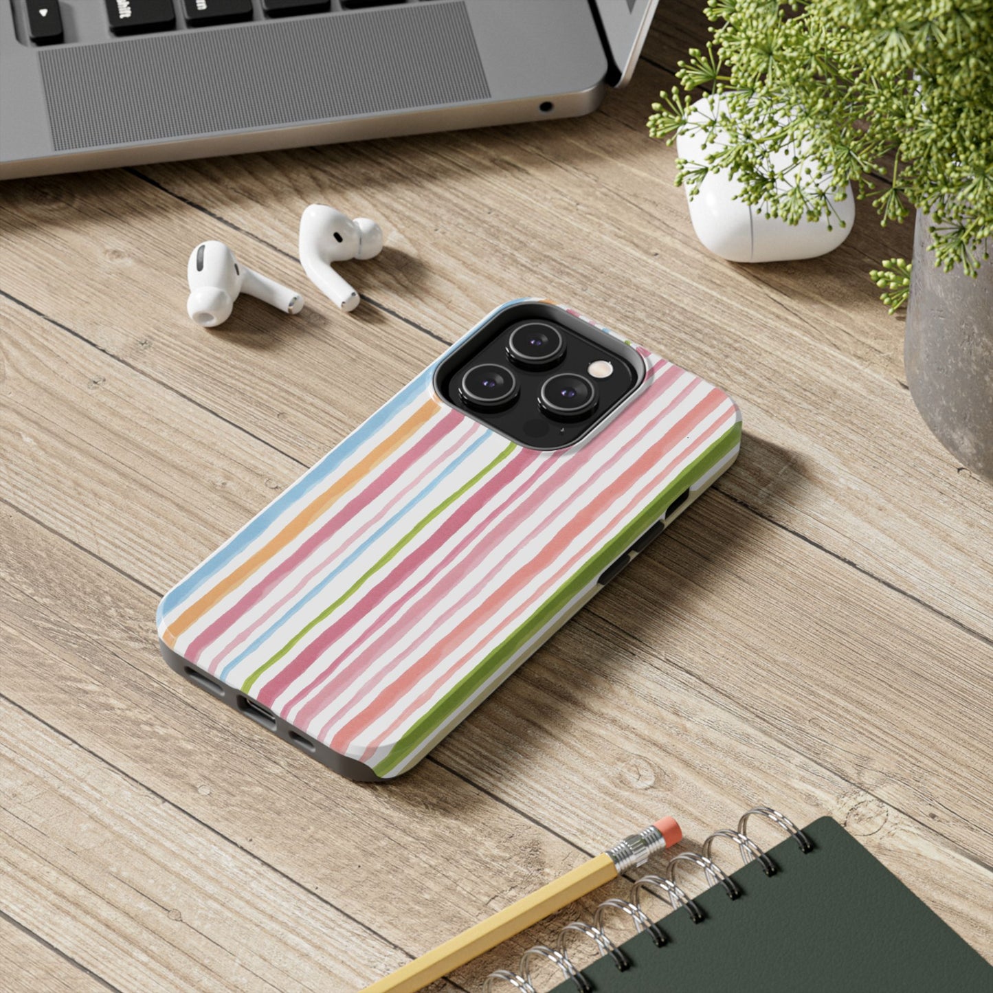 Swim Stripe Pastel Phone Case