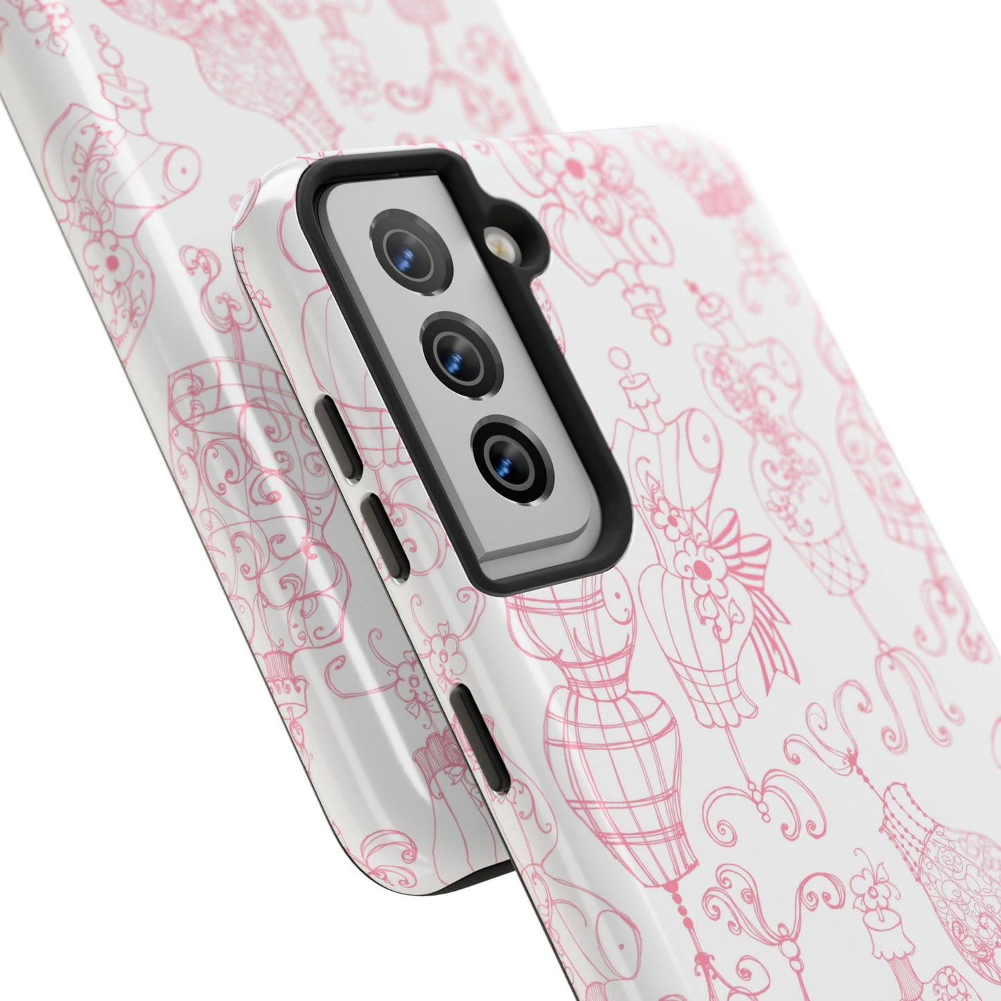 Mannequinique White / Pink Phone Case
