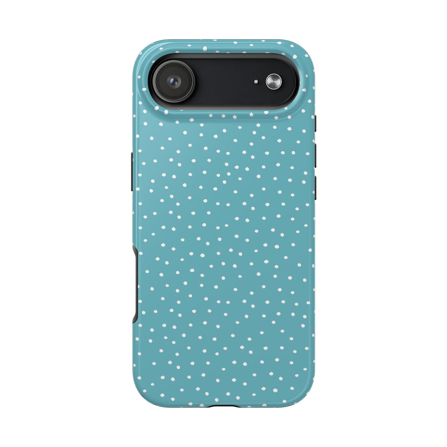 Dinky Dots Turquoise / White Phone Case