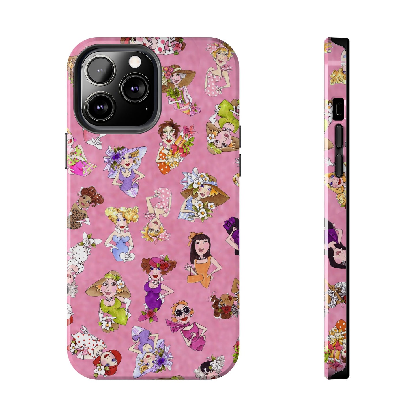 Fast Women Tossed Pink Phone Case