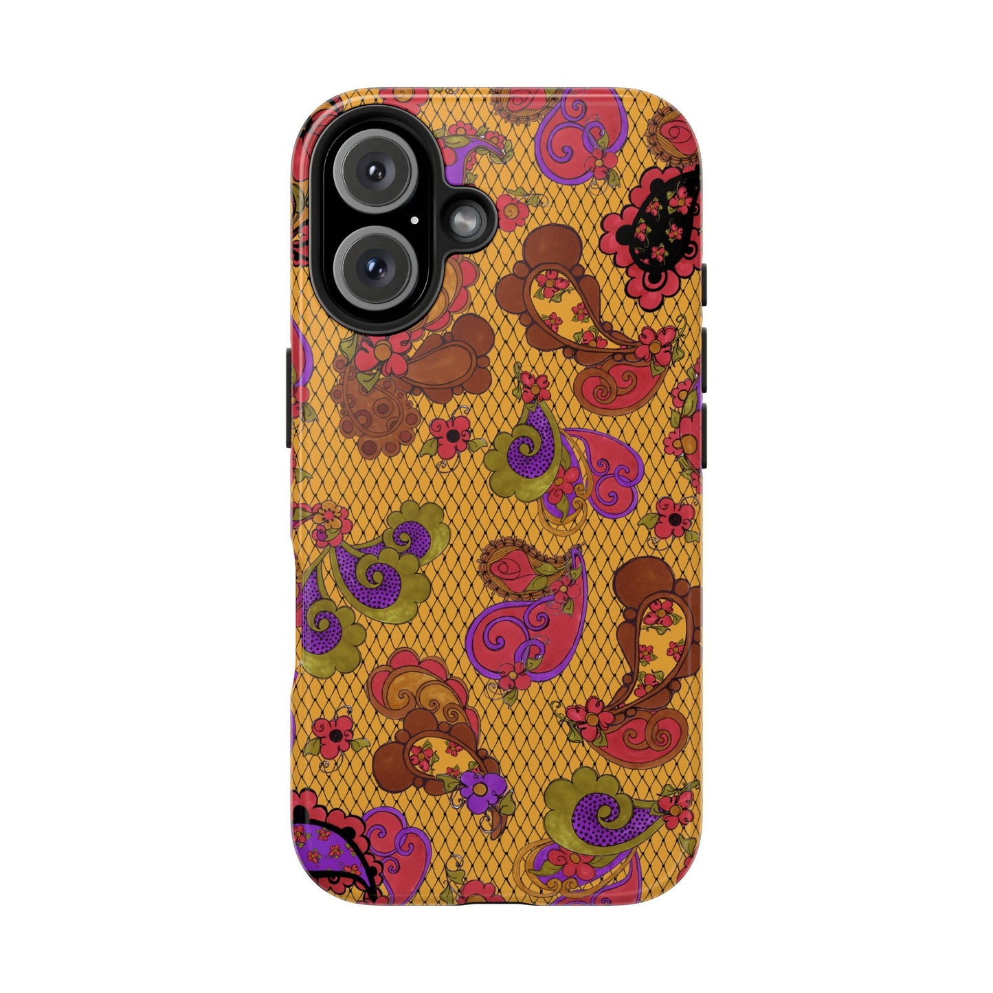 Posie Paisley Gold Phone Case