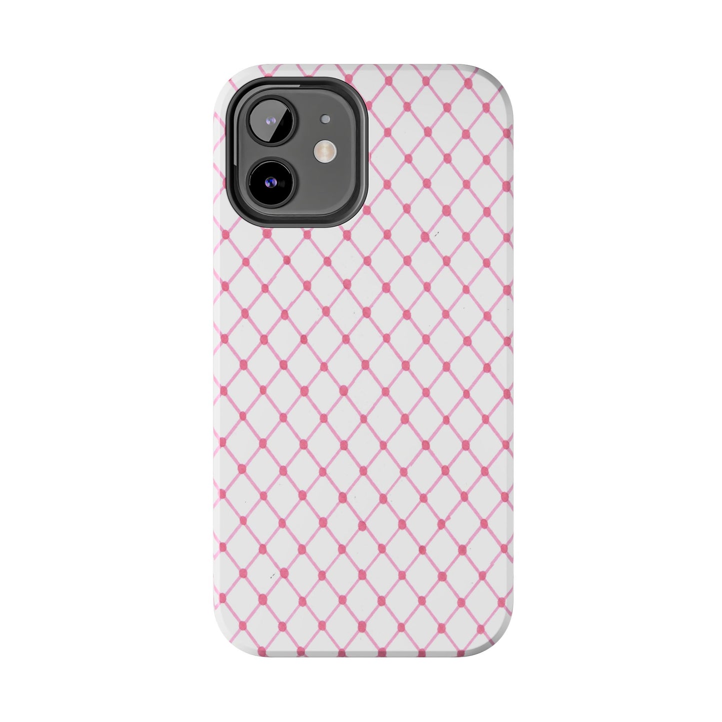 Diamond White / Pink Phone Case