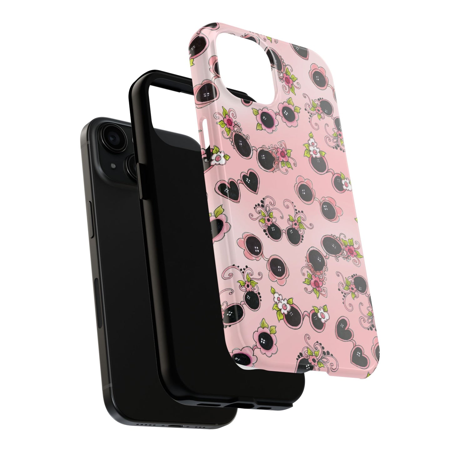 Tossed Shades Pink Phone Case
