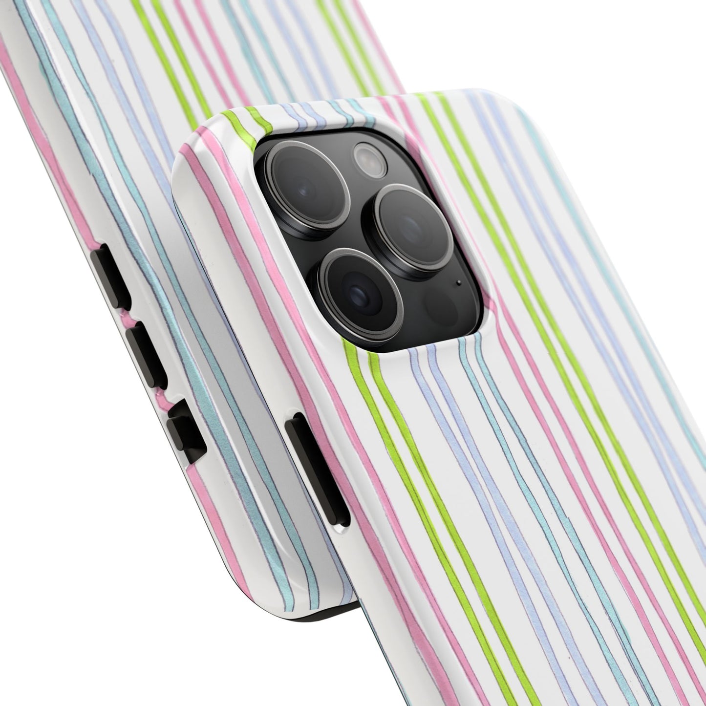 Belle Stripe White Phone Case