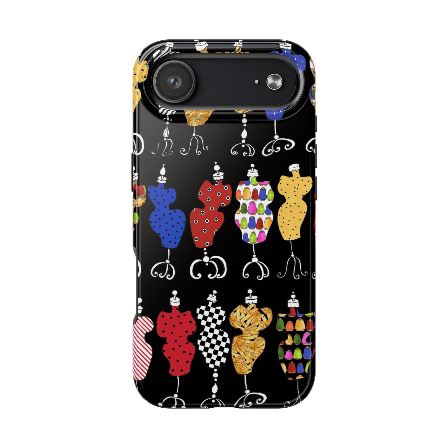 Go Figure Black / Multi Phone Case
