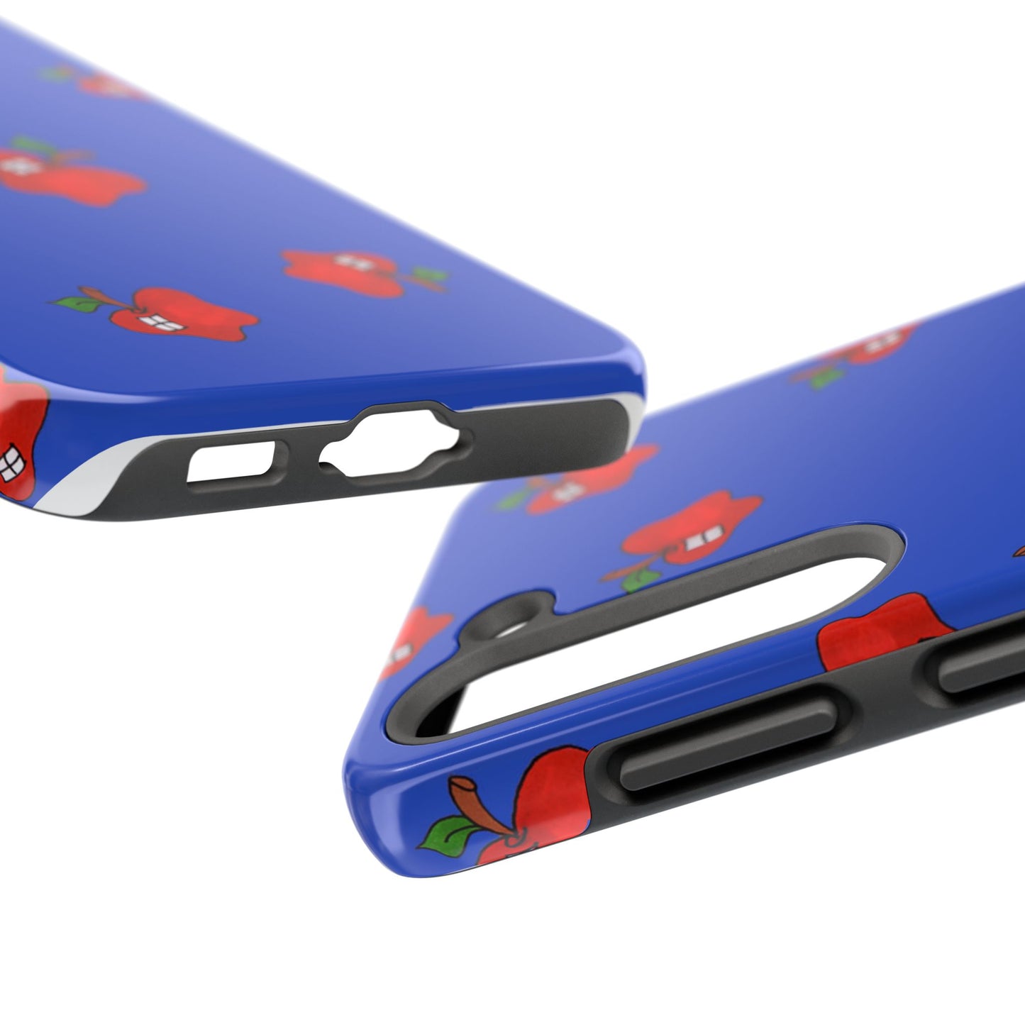 Flying Apples Blue Phone Case