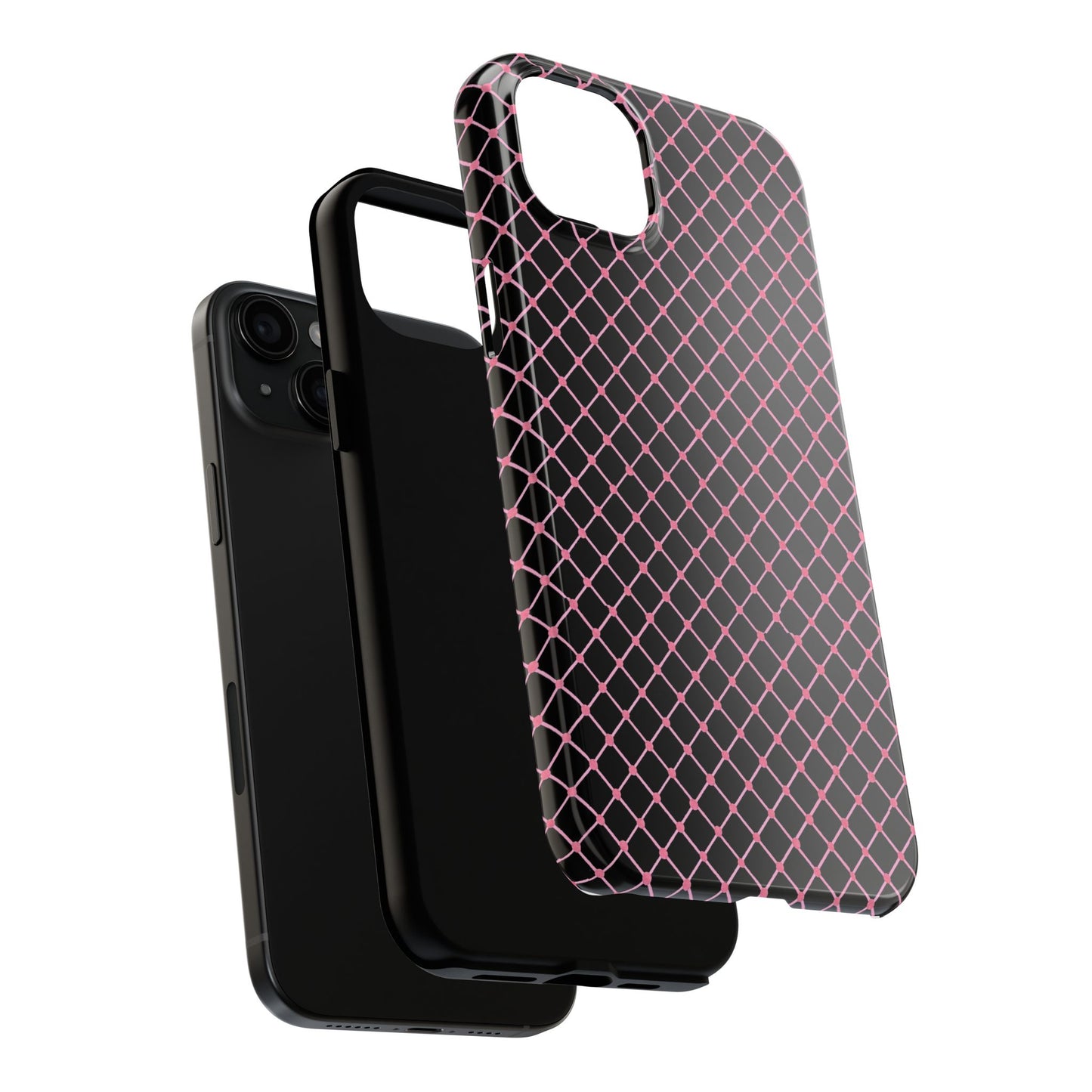 Cyclone Fence Black / Pink Phone Case