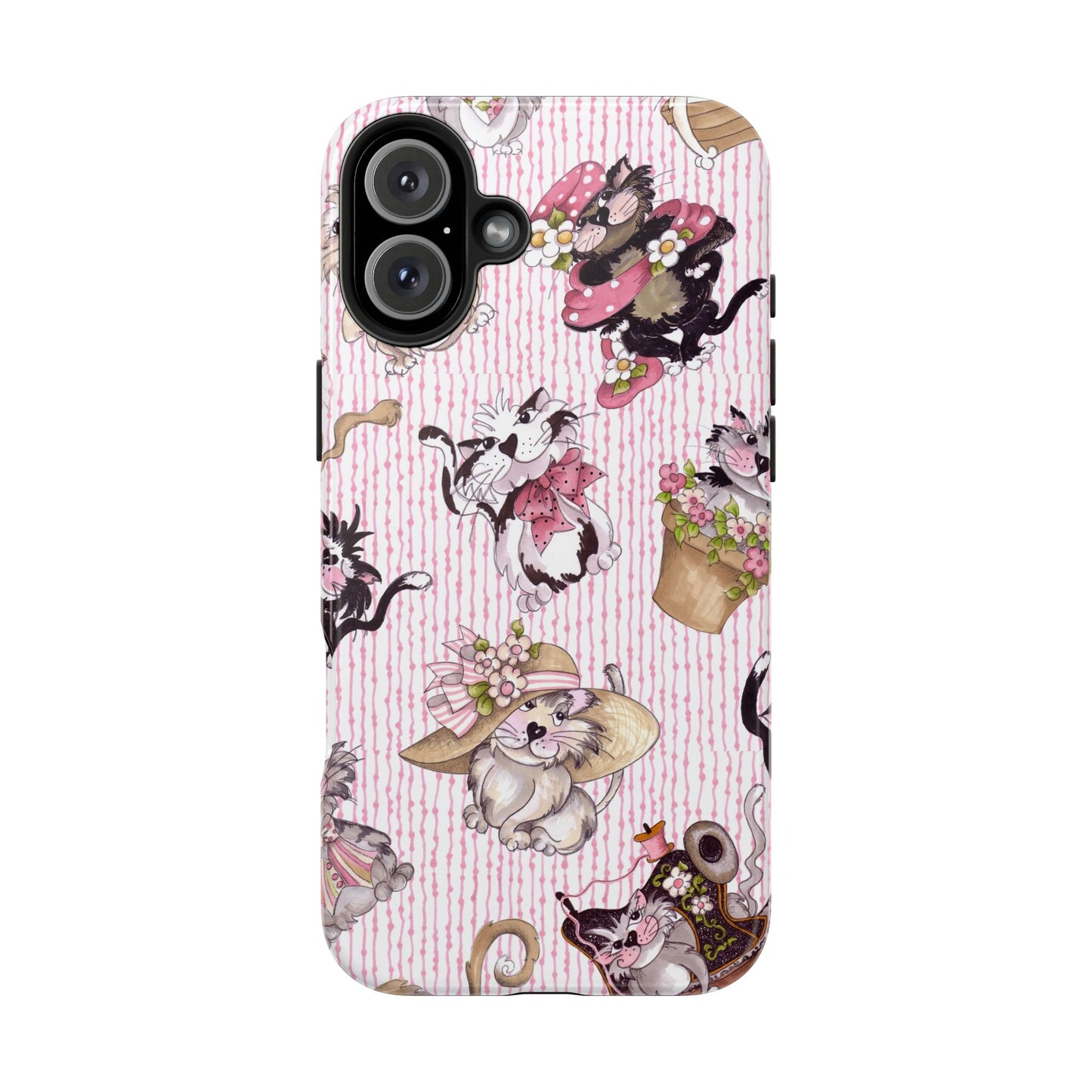 Fancy Cats Pink Phone Case