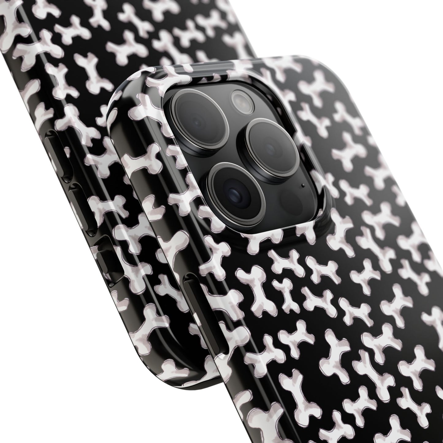 Bones a Lot Black Phone Case