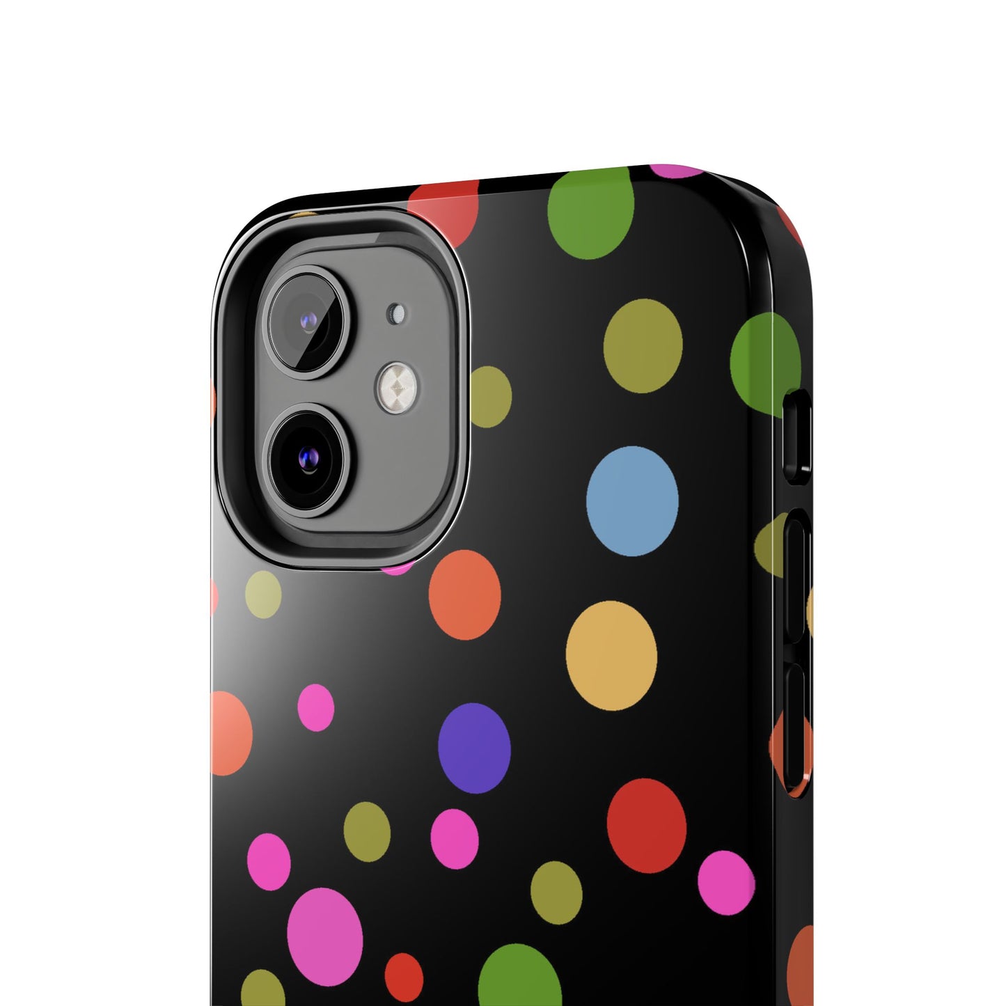 Dot Assortment Black Phone Case