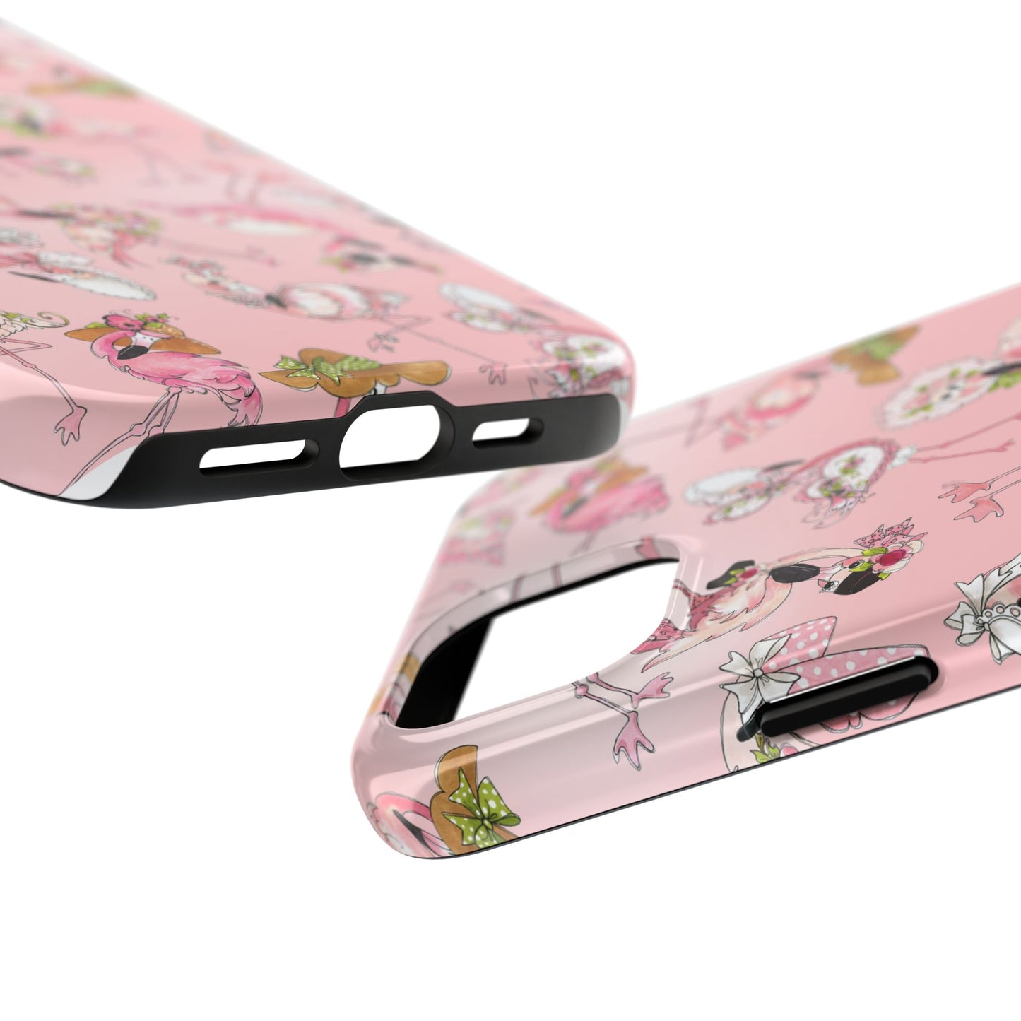 Tossed Flams Pink Phone Case