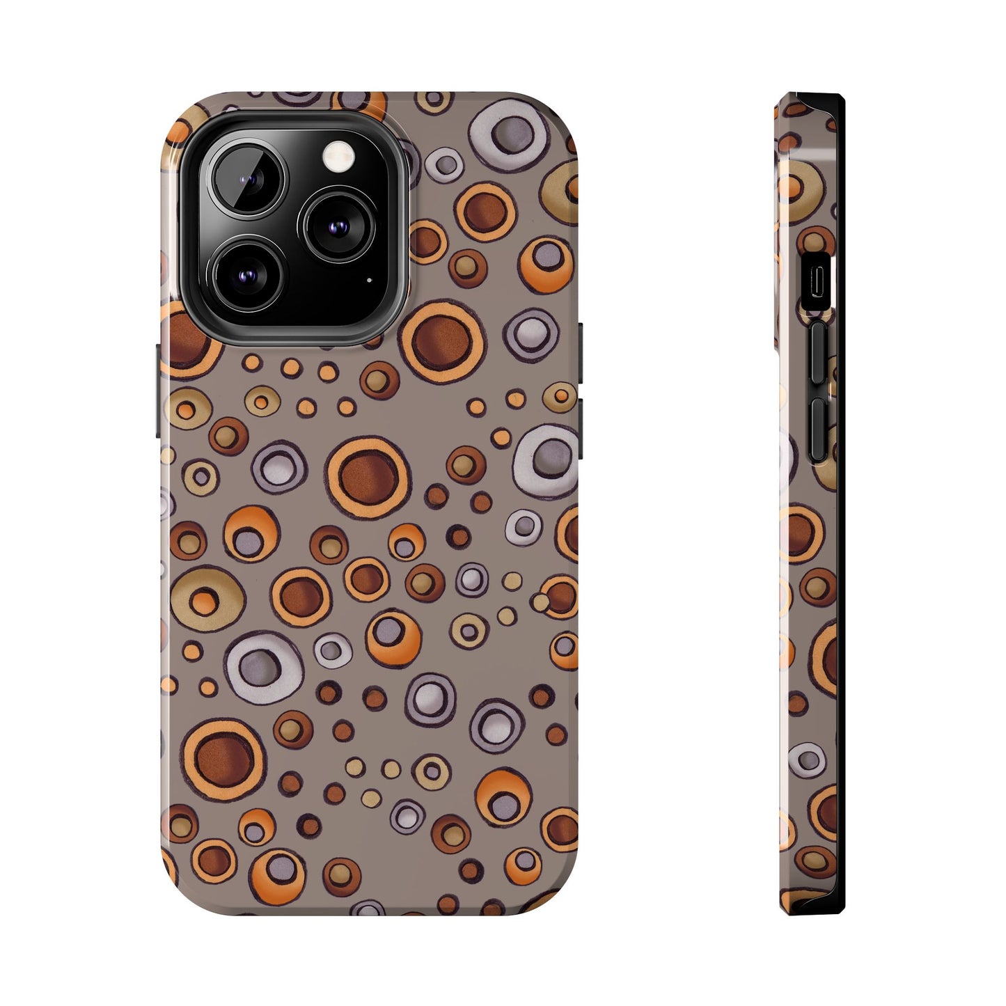 Doggy Dots Gray Phone Case