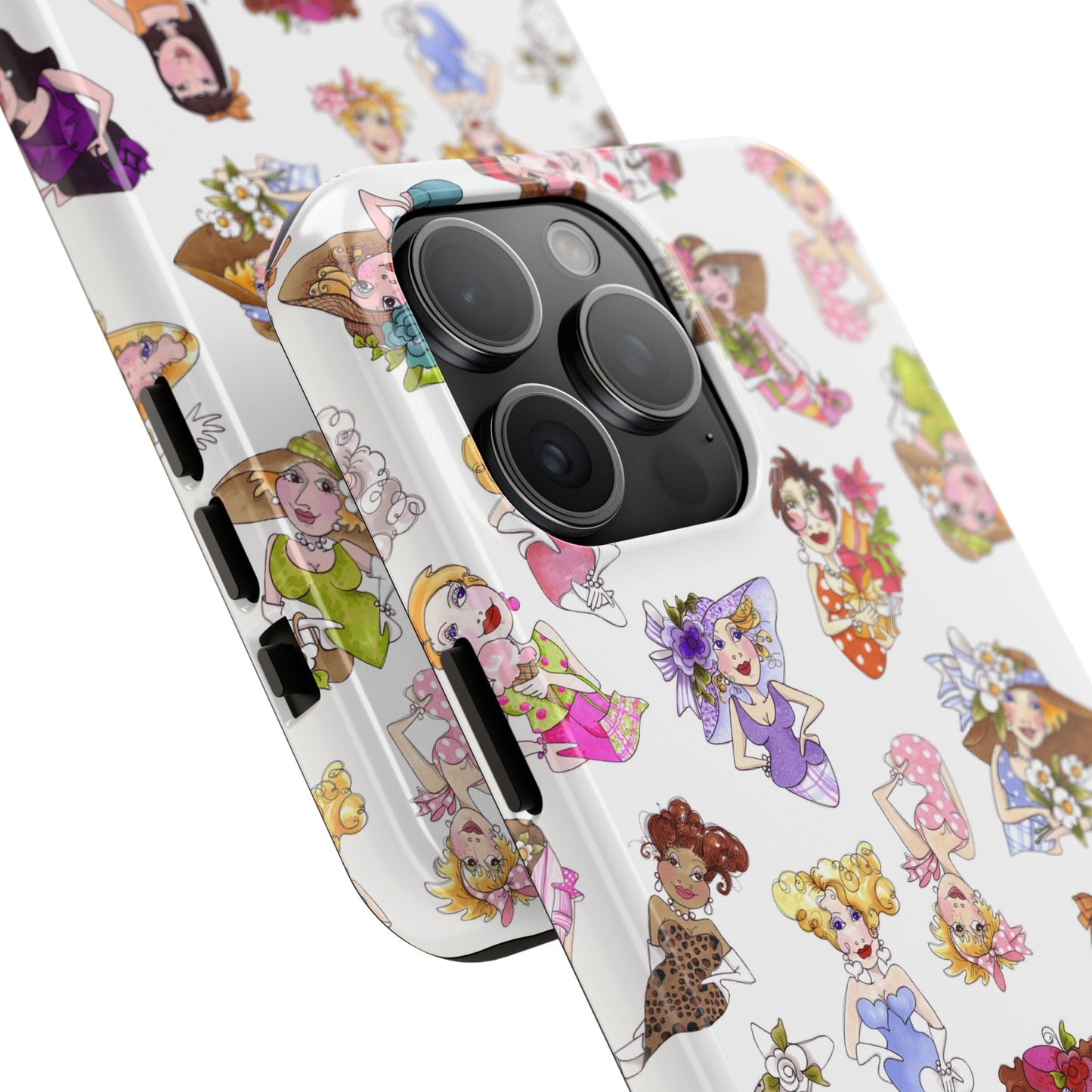 Fast Women Tossed White Phone Case