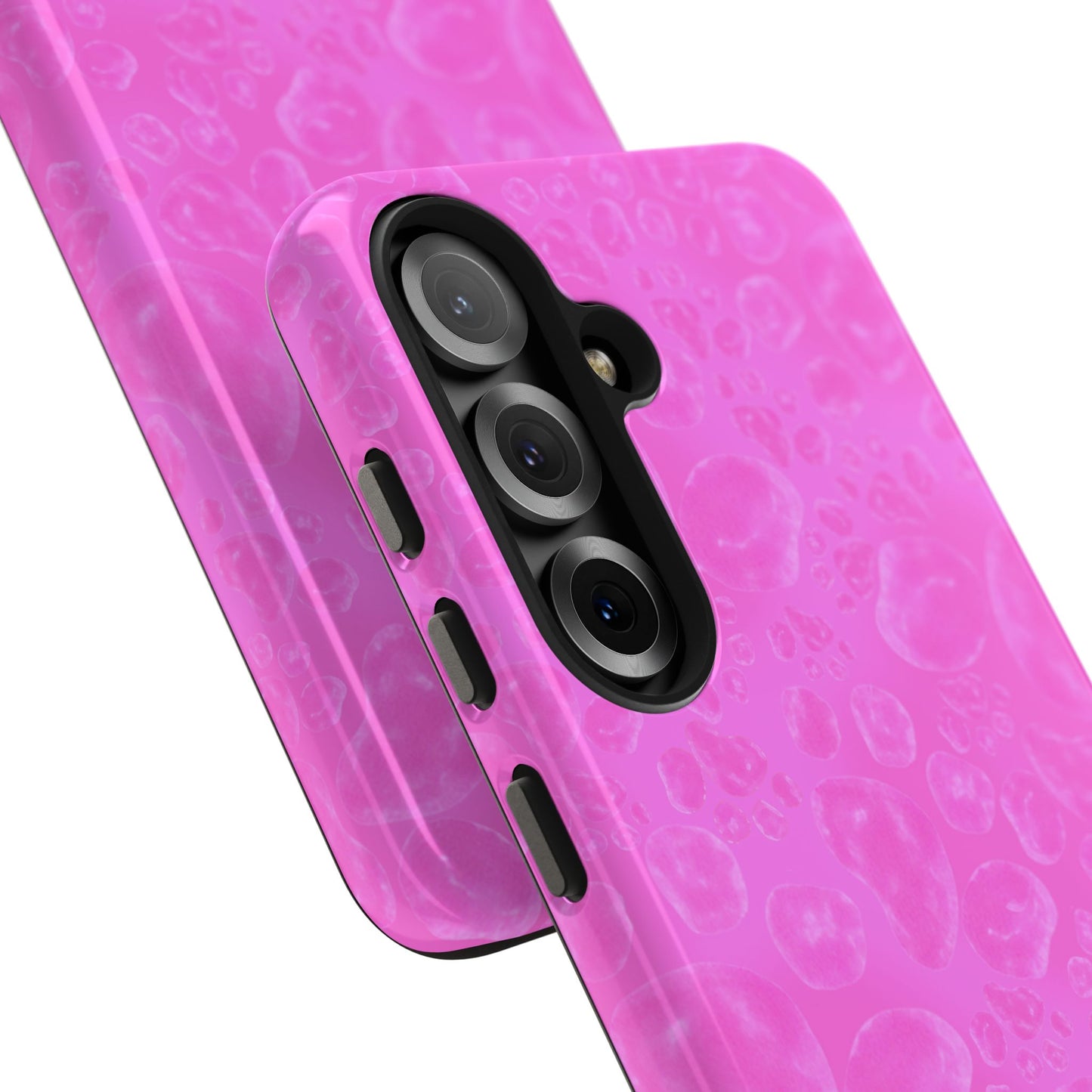 Paw Dots Cerise Phone Case