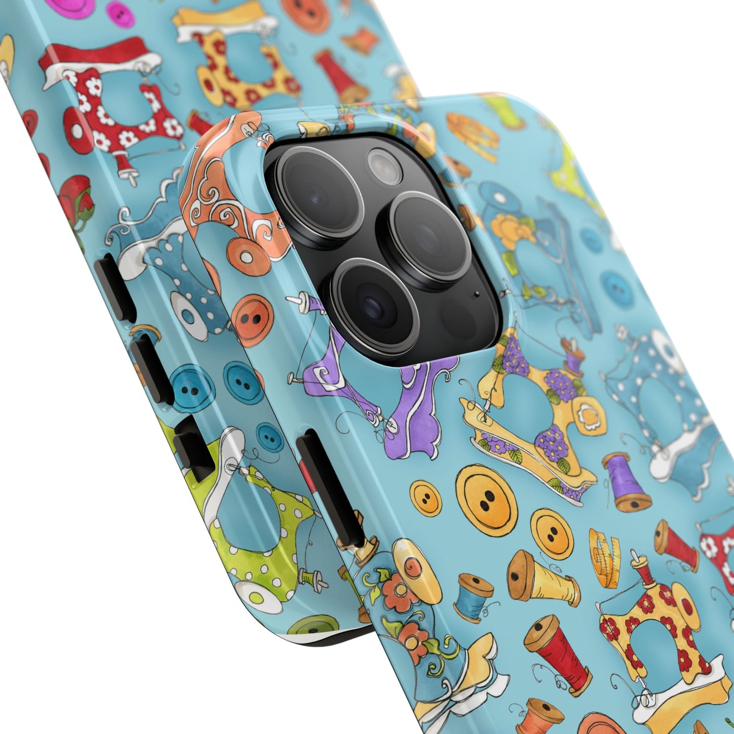 Sew Assorted Turquoise Phone Case