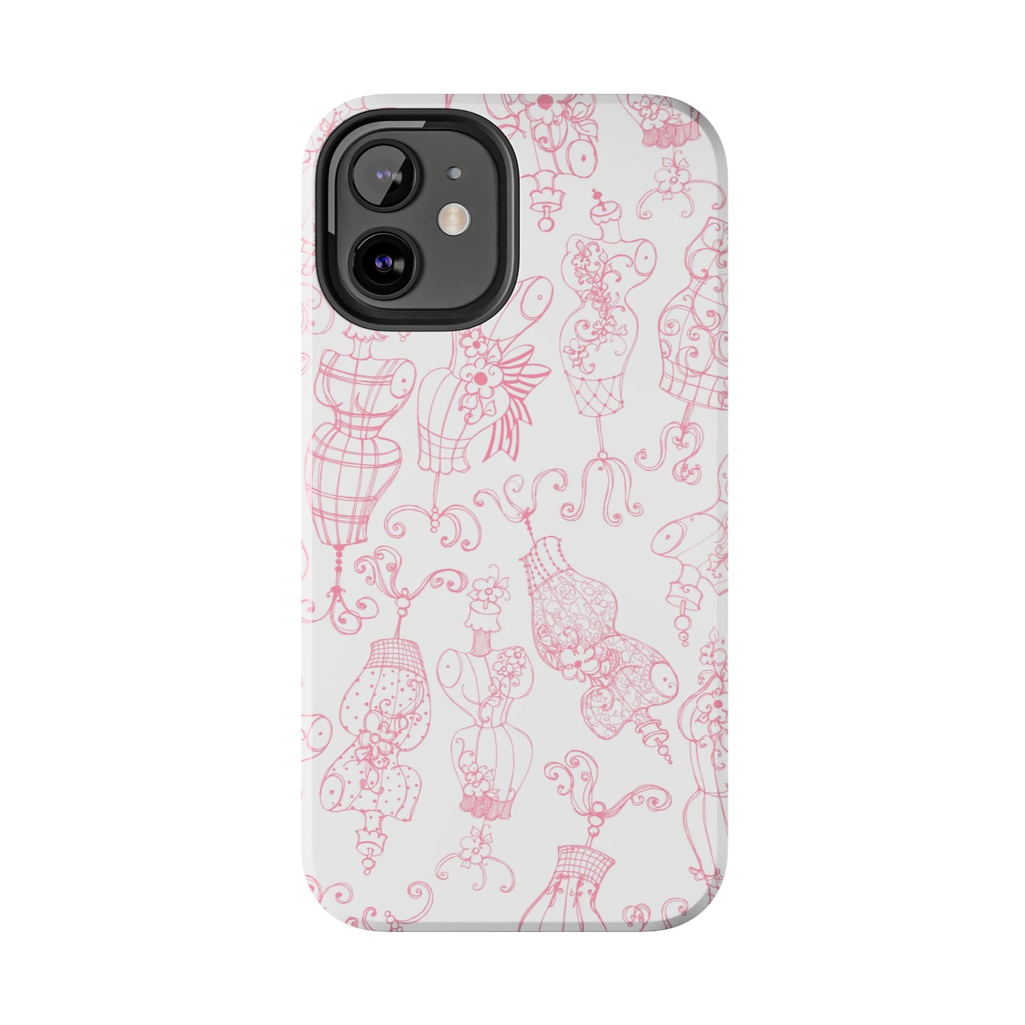 Mannequinique White / Pink Phone Case