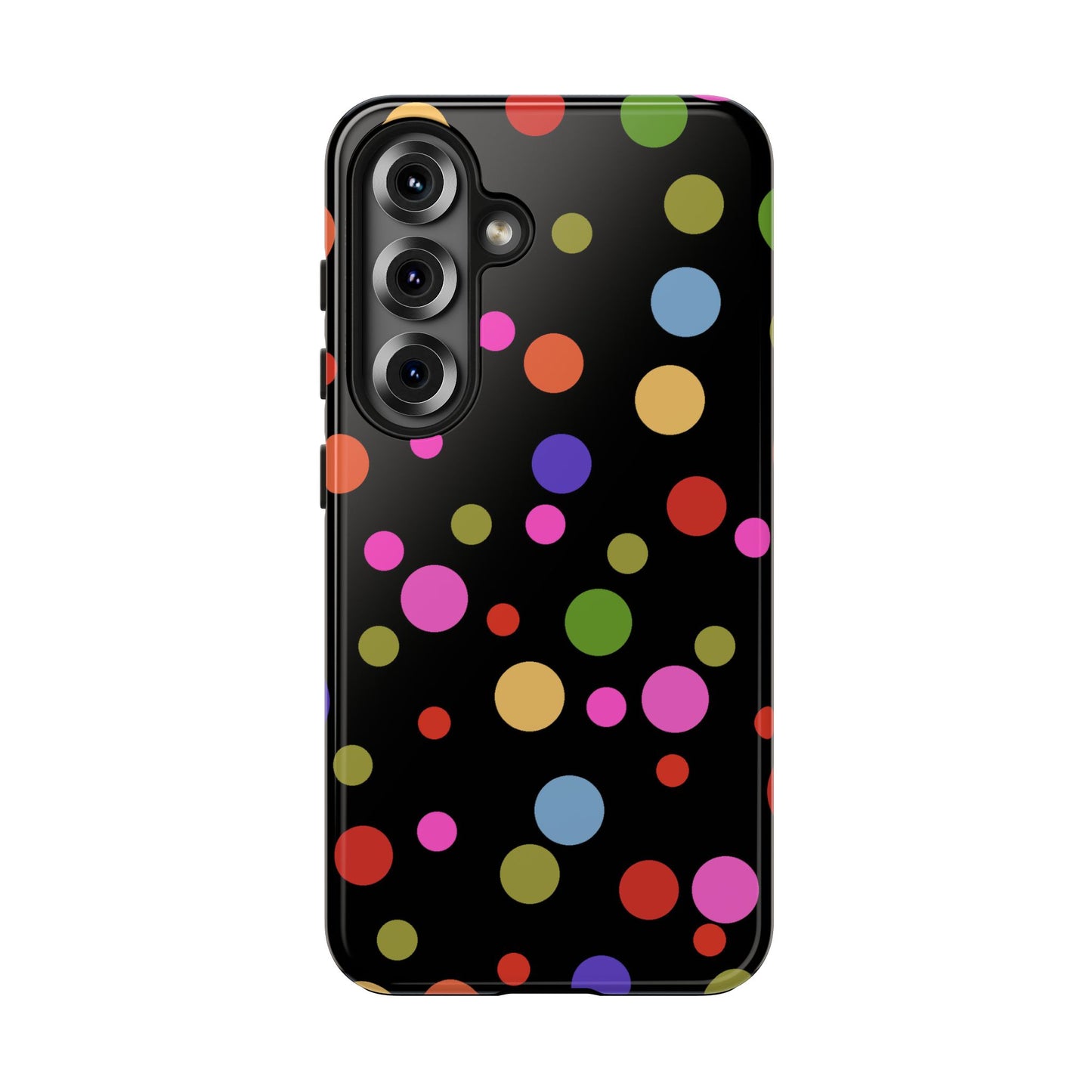 Dot Assortment Black Phone Case