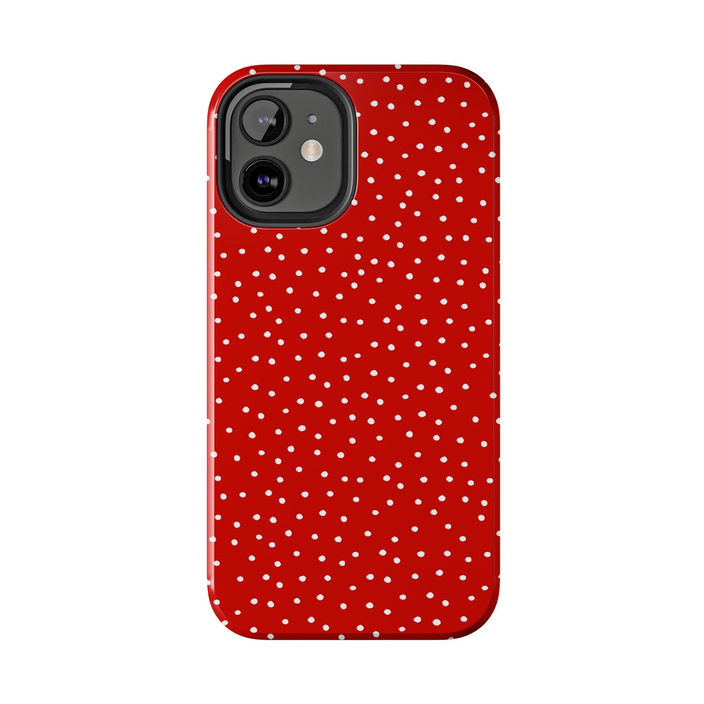 Dinky Dots Red / White Phone Case