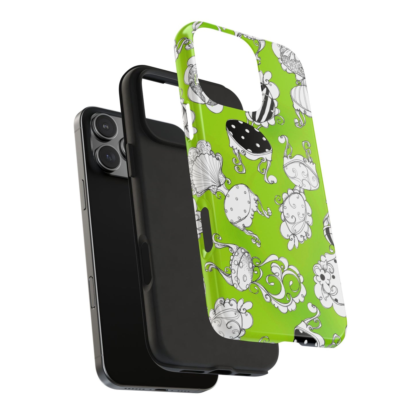 Bistro Chairs Lime Phone Case