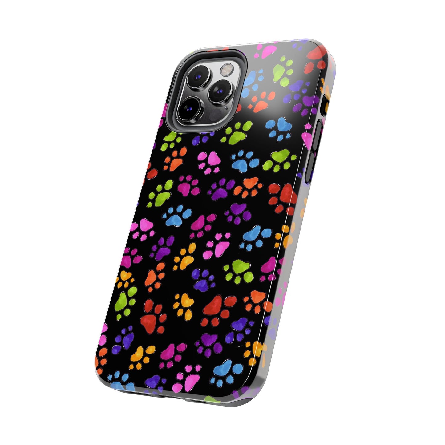Fancy Paws Black Phone Case