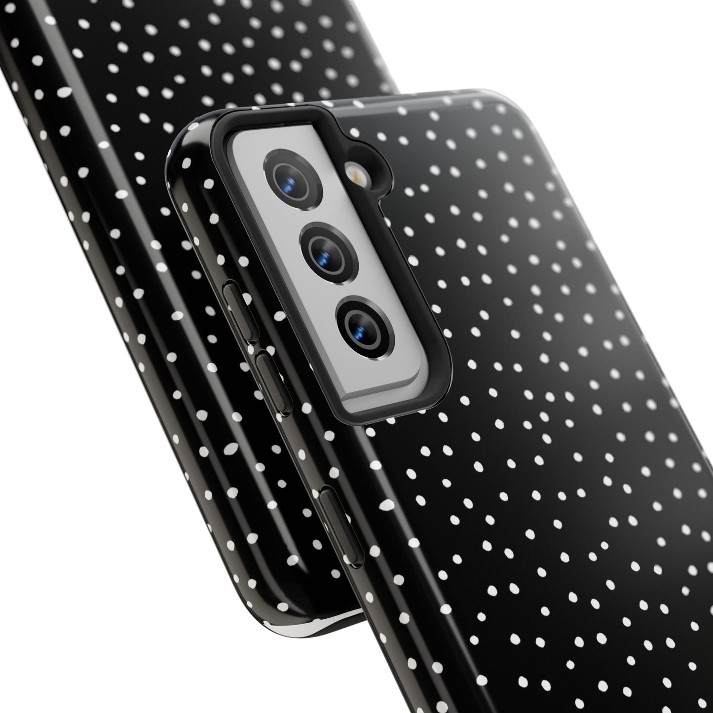 Dinky Dots Black / White Phone Case