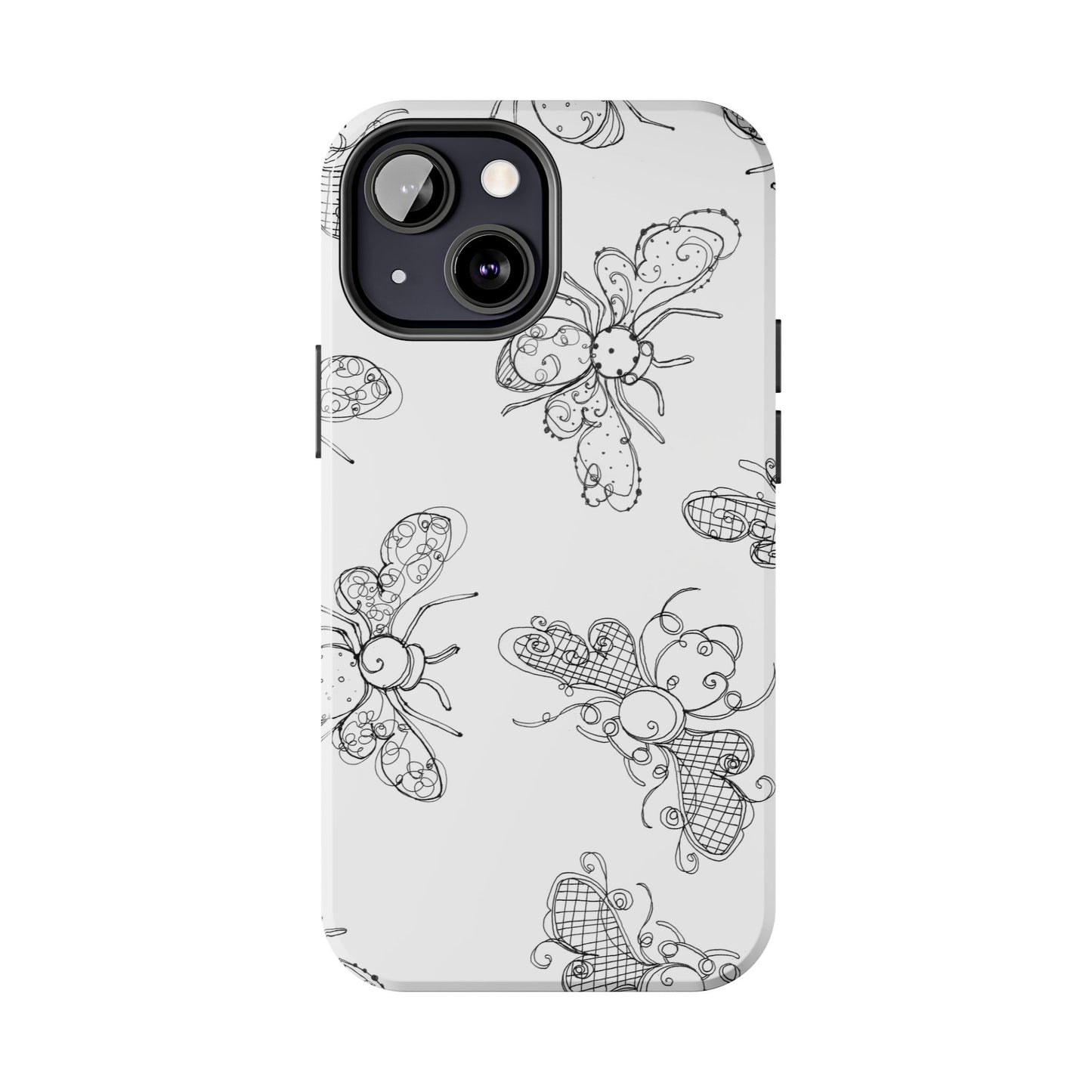 Busy Bees White Phone Case