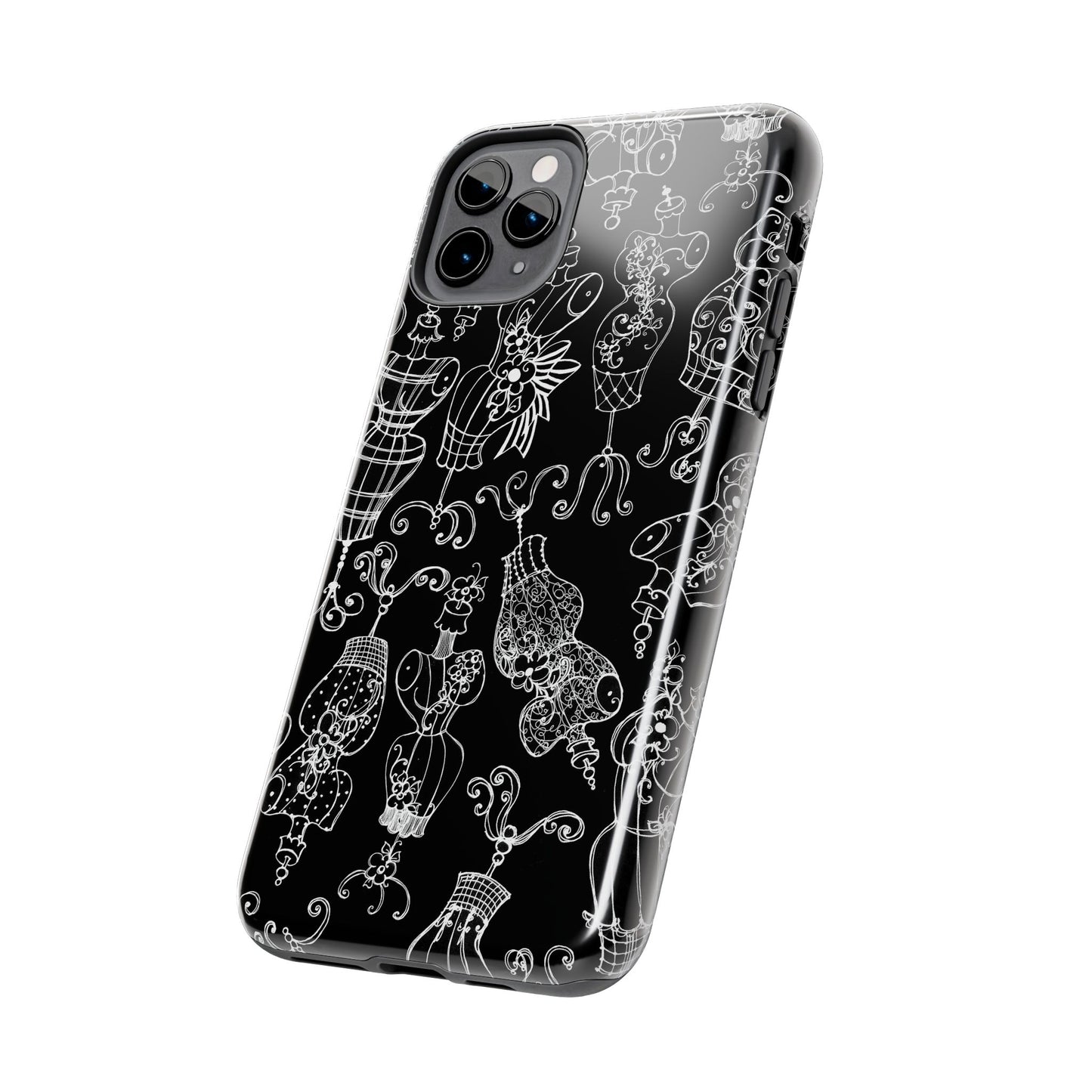 Mannequinique Black / White Phone Case