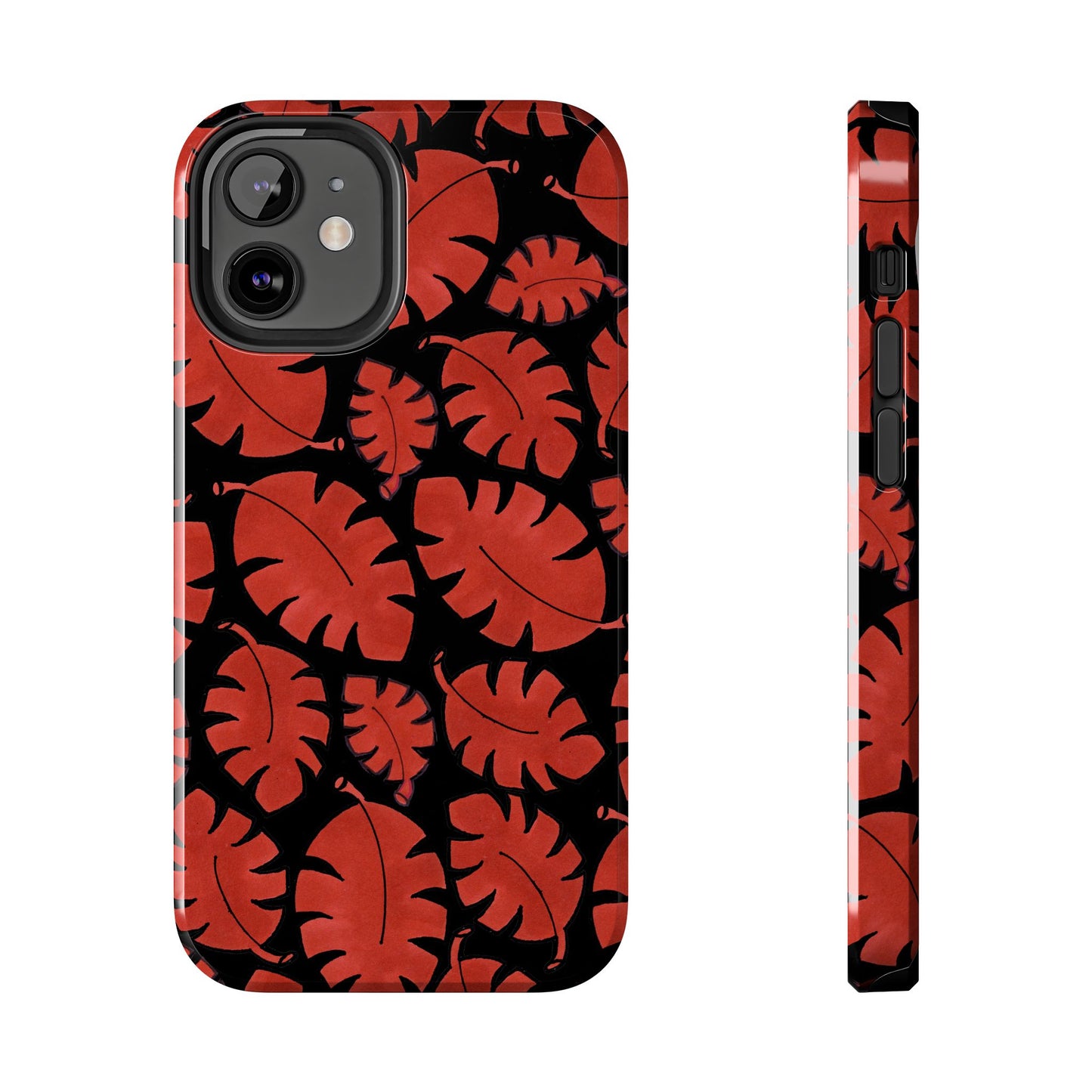 Red Bananas Black Phone Case