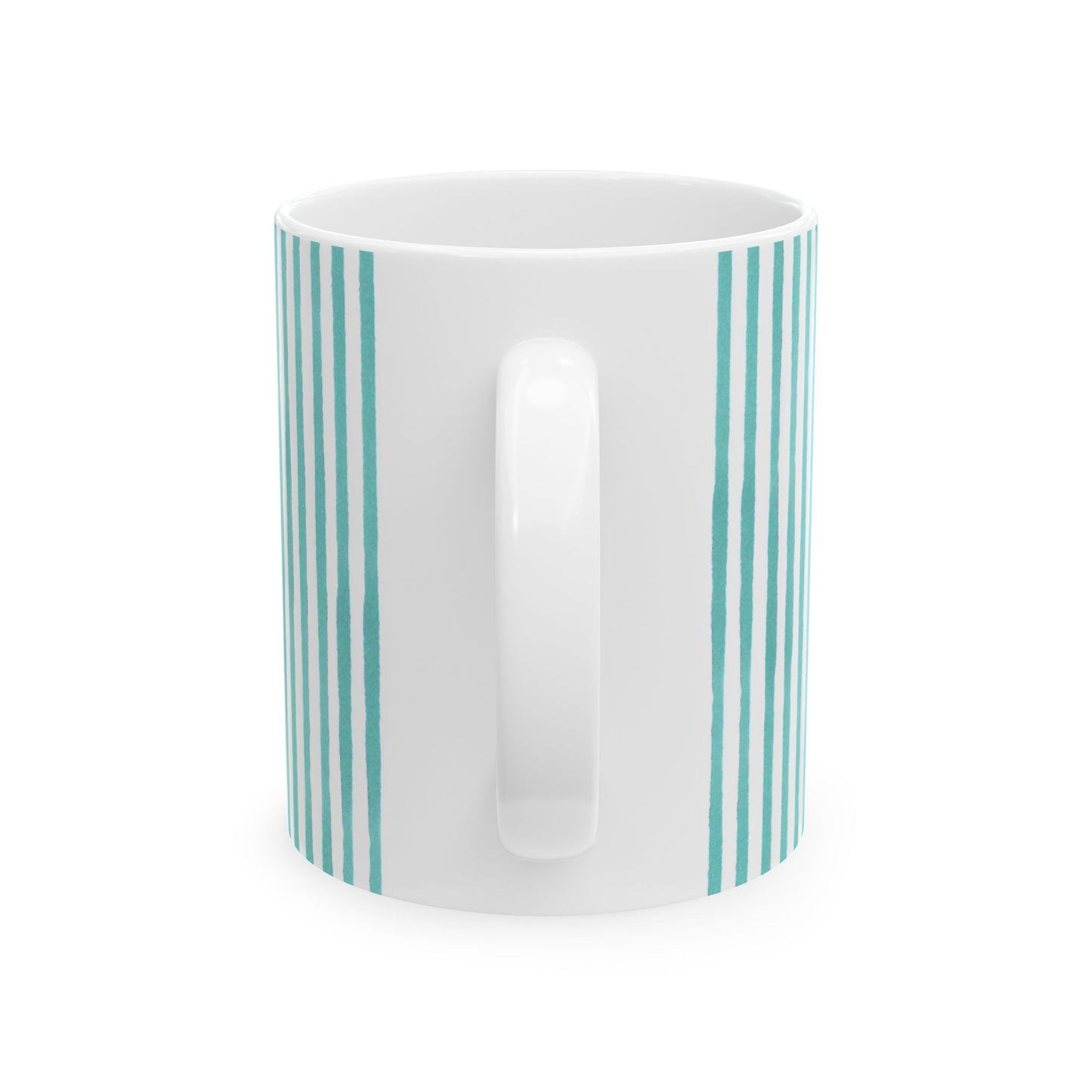Lazy Stripe Turquoise Cup