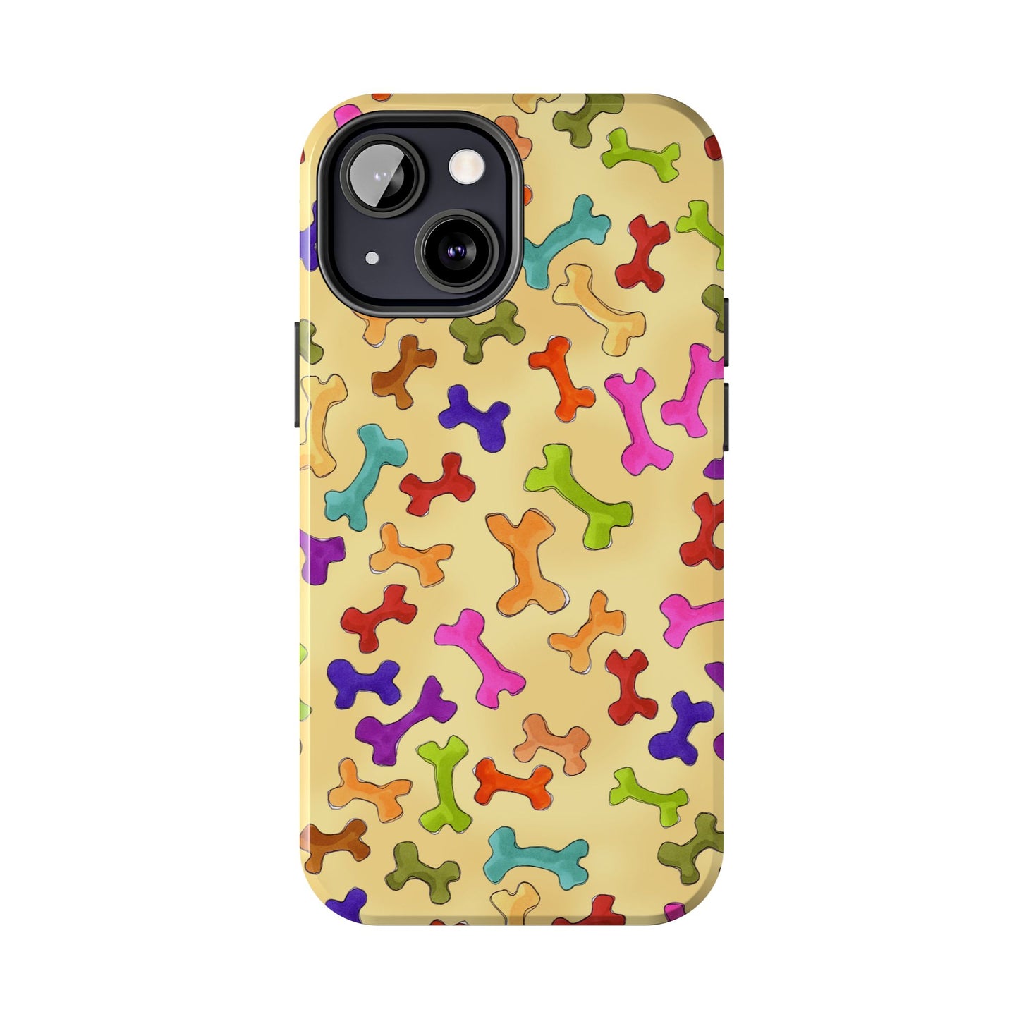 Happy Bones Yellow Phone Case