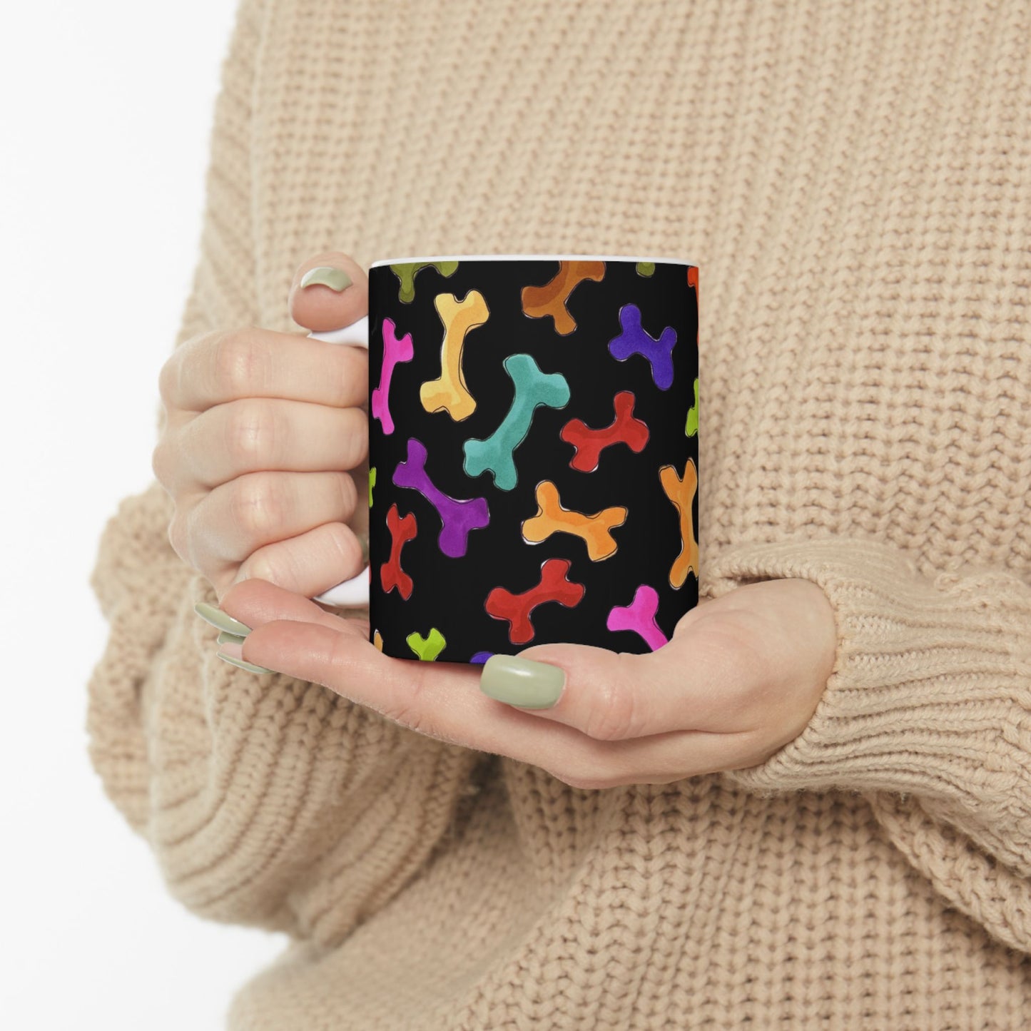 Happy Bones Black Cup